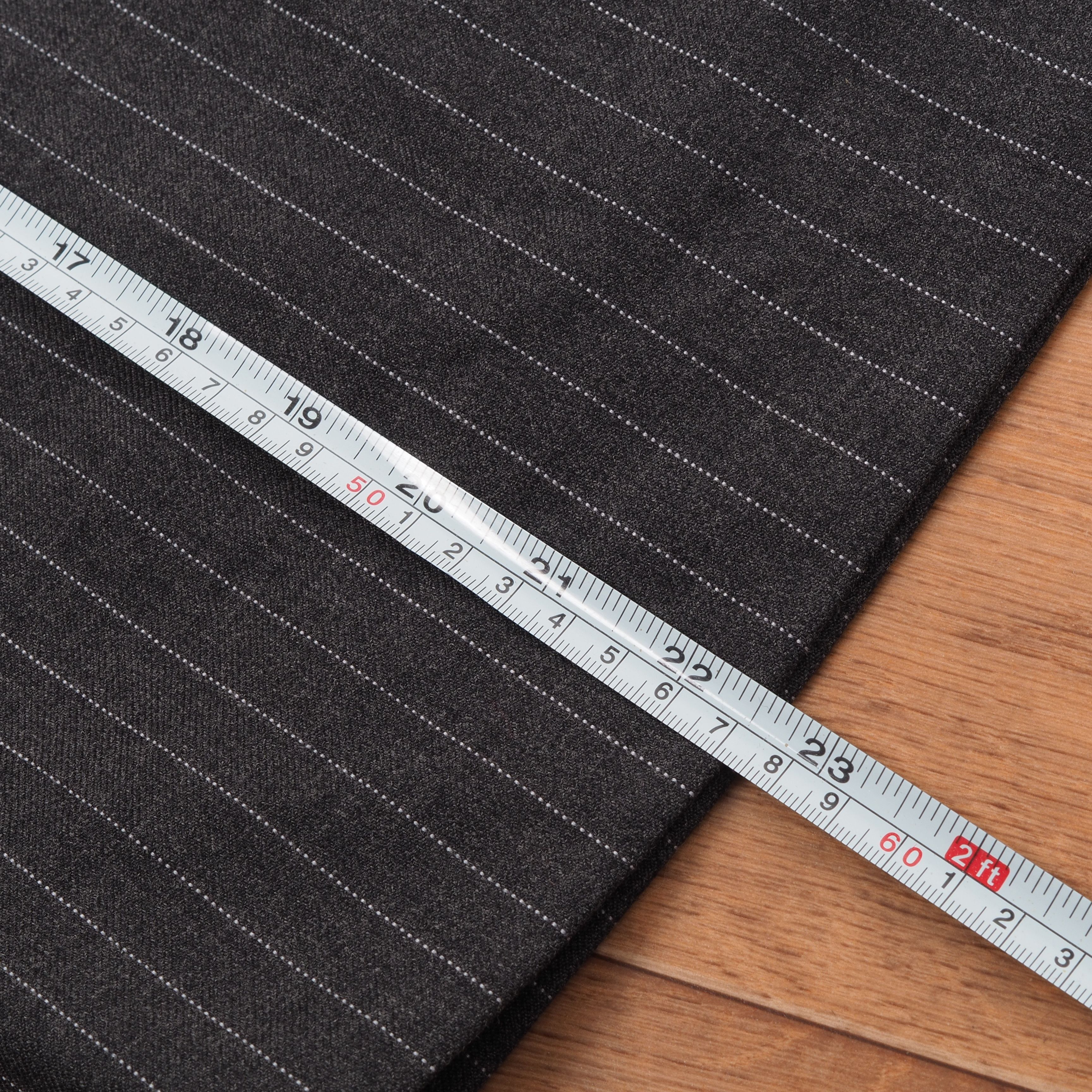 Moschino × Vintage Moschino Couture 90s Vintage Women Gray Striped Skirt Size 34" / US 12 / IT 48 - 8 Thumbnail