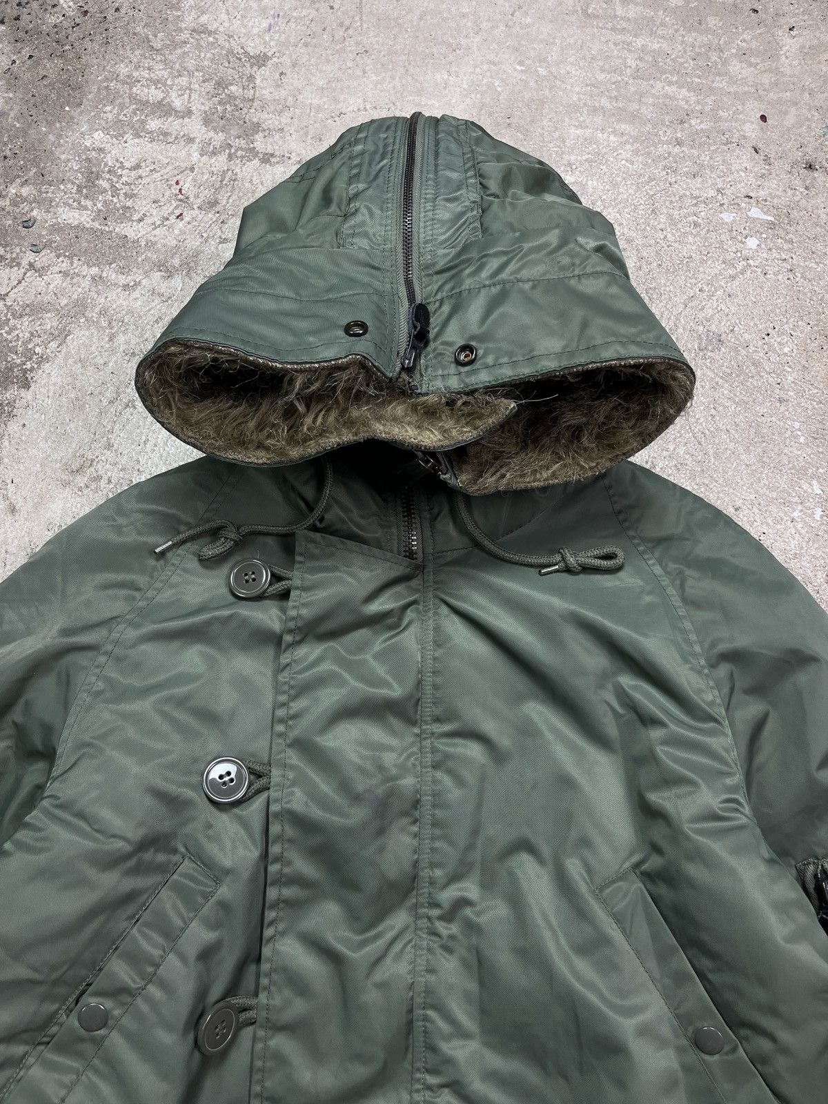 Vintage 1990s MILITARY BOMBER JACKET - LOT № 2255 Size US L / EU 52-54 / 3 - 8 Thumbnail