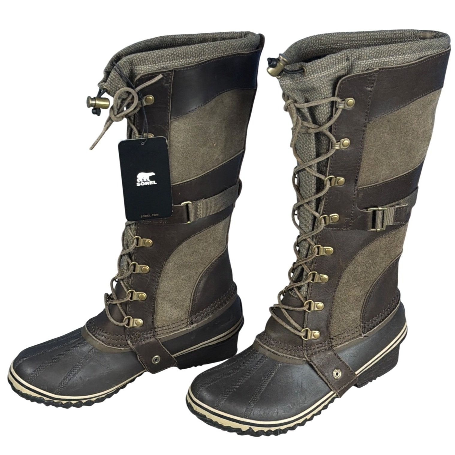 SOREL NWT Sorel W's 11 Conquest Carly Tall Waterproof Winter Boots Size US 11 / IT 41 - 3 Thumbnail