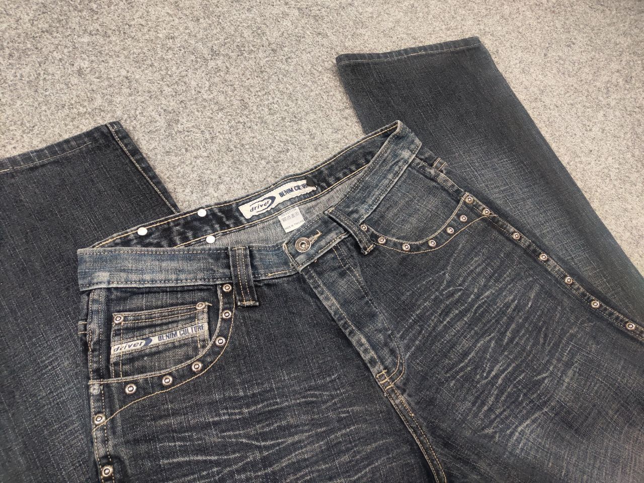 Le Grande Bleu (L.G.B.) Vintage Japan Le Grand Bleu eyelets Denim jeans hysteric Y2K Size US 32 / EU 48 - 11 Thumbnail