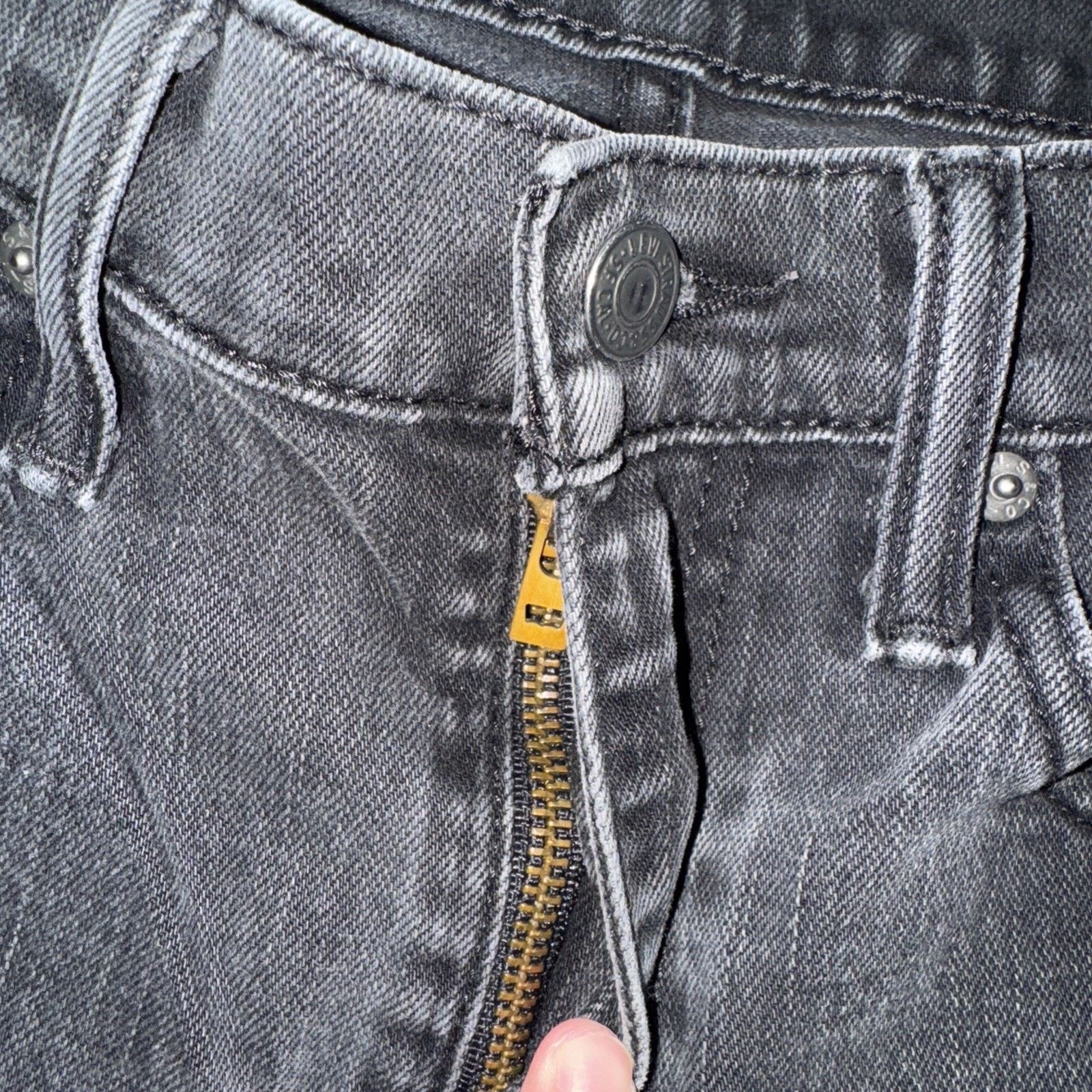 Levi's Levi’s 514 Black Denim Jeans 30x30 Measured Size US 30 / EU 46 - 4 Thumbnail