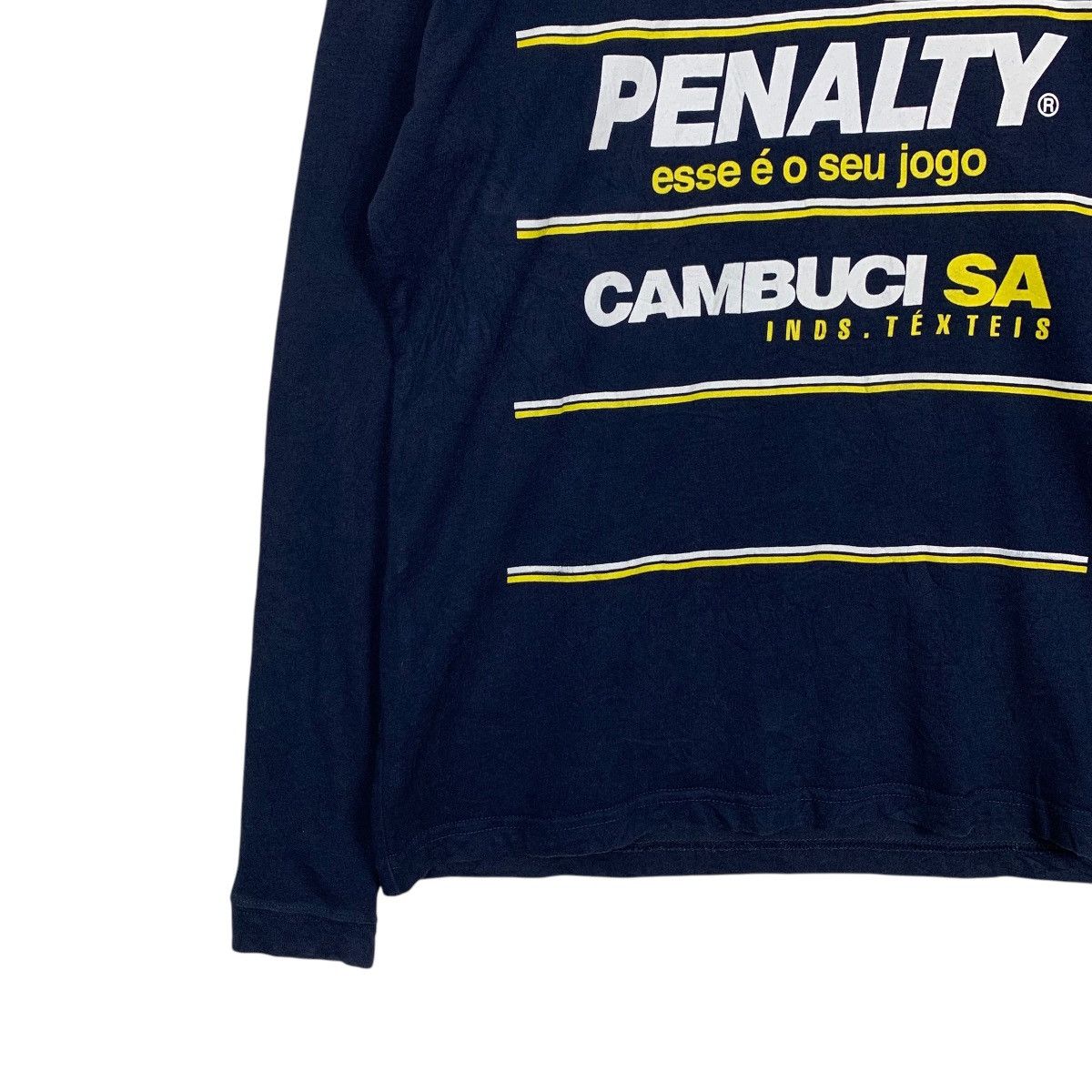 Penalty Vintage PENALTY Brazil Big Logo Long Sleeve Tees #2848-C128 Size US L / EU 52-54 / 3 - 7 Thumbnail