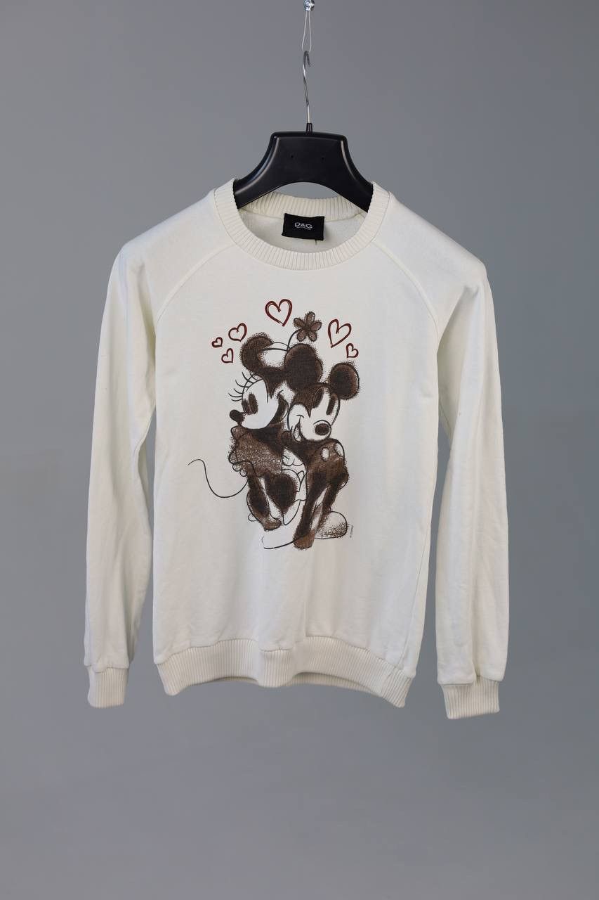 Dolce & Gabbana × Vintage Dolce & Gabbana D&G x Disney Mickey Minnie Sweatshirt Size L / US 10 / IT 46 - 1 Thumbnail