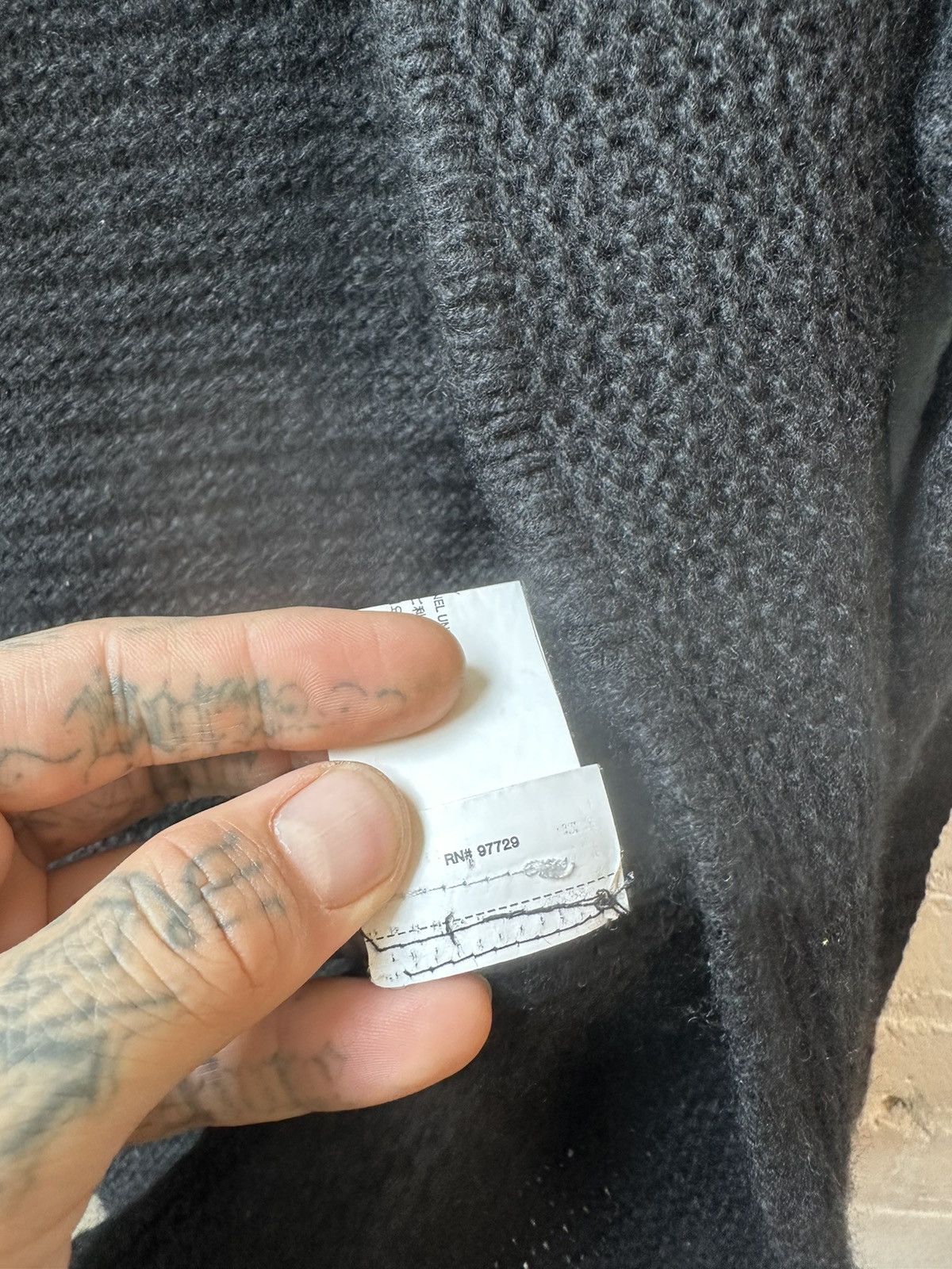 Chrome Hearts CHROME HEARTS 1:1 CASHMERE CROSS PATCH SWEATER Size US S / EU 44-46 / 1 - 10 Thumbnail
