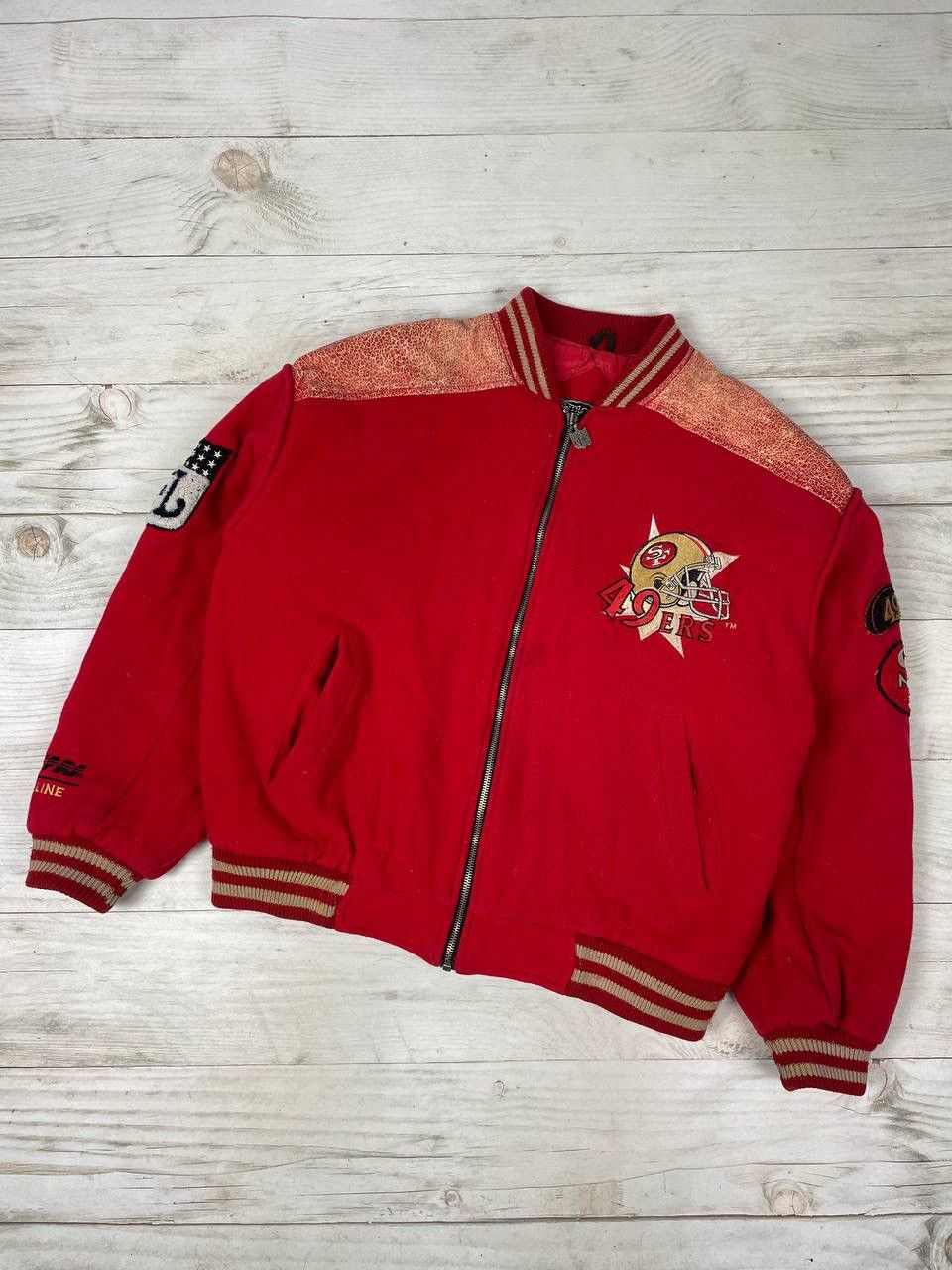 NFL Vintage Campri 49ers San Francisco Bomber Super Bowl 1990 Size US L / EU 52-54 / 3 - 4 Thumbnail