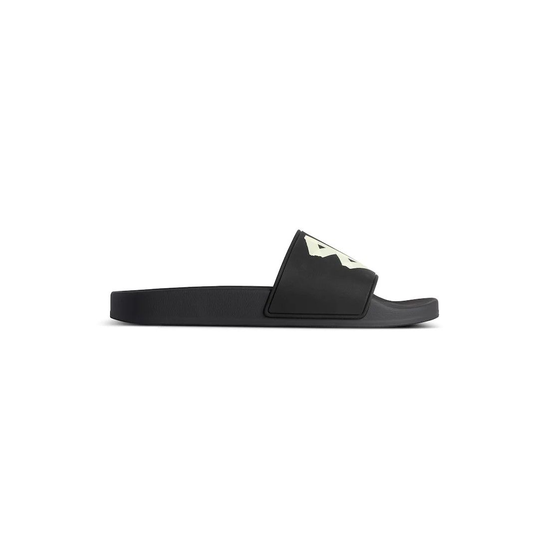 Balenciaga o1s1rm0226 Pool Slide Sandals In Black Size US 6 / IT 36 - 1 Thumbnail