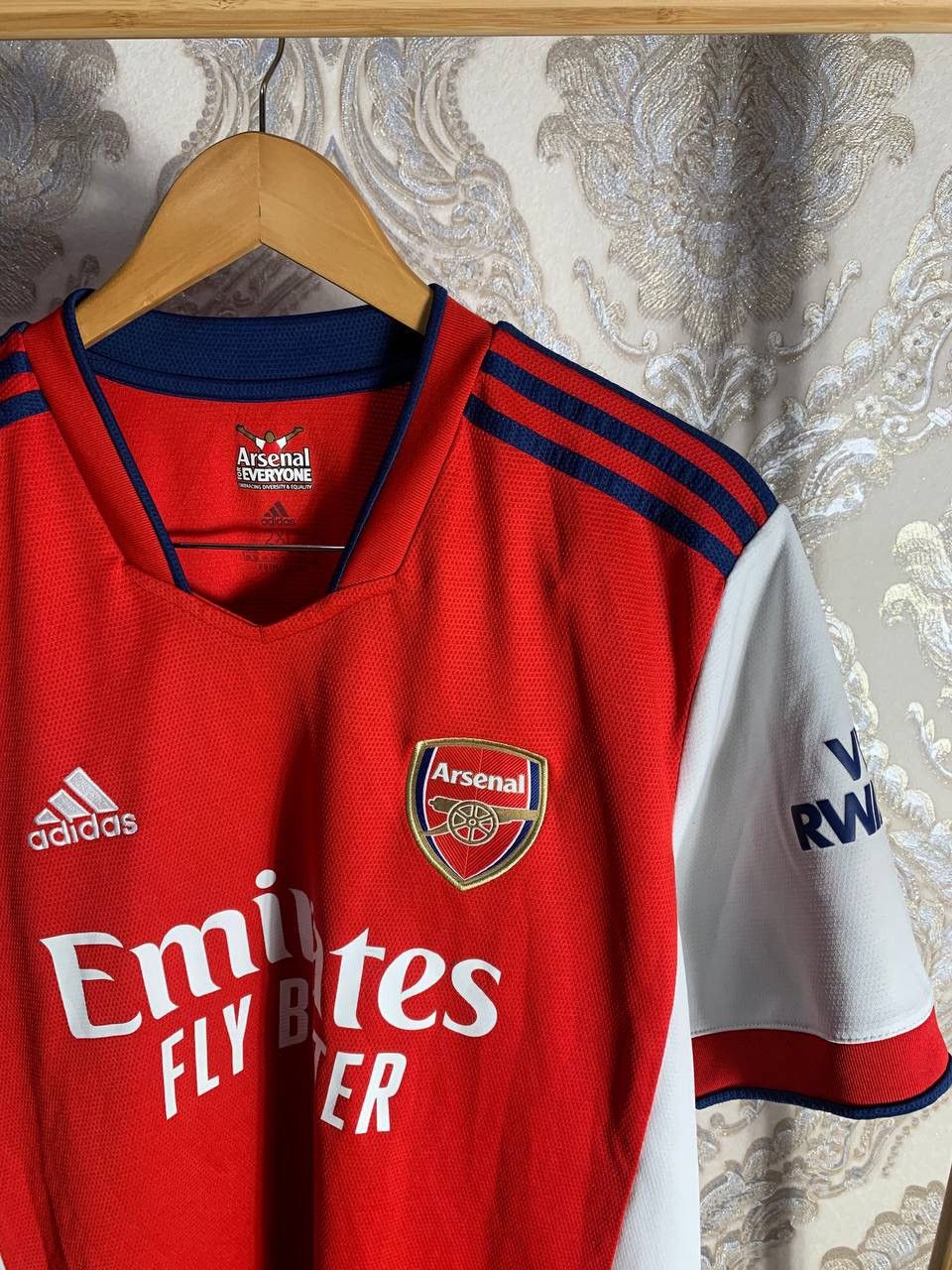 Adidas VINTAGE ADIDAS FC ARSENAL LONDON ENGLAND SOCCER JERSEY 90s Size US XXL / EU 58 / 5 - 2 Thumbnail