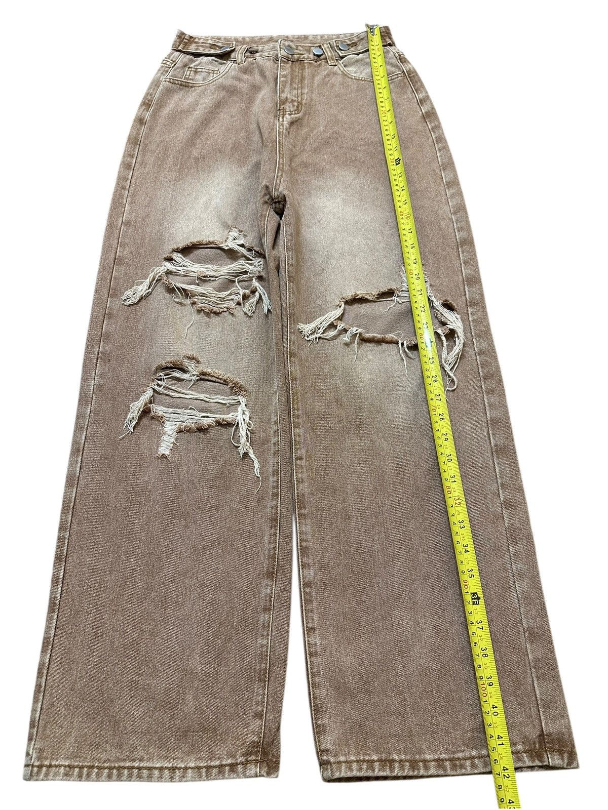 Japanese Brand Vintage Japanese Brand Faded Wash Distressed Baggy Jeans Size US 28 / EU 44 - 12 Thumbnail