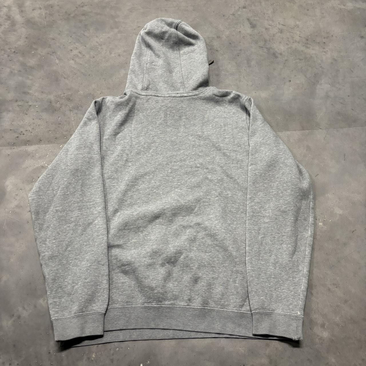 Nike × Vintage Crazy Vintage Y2K/2000s Light Grey Nike Streetwear Essential Hoodie! Size US L / EU 52-54 / 3 - 8 Thumbnail