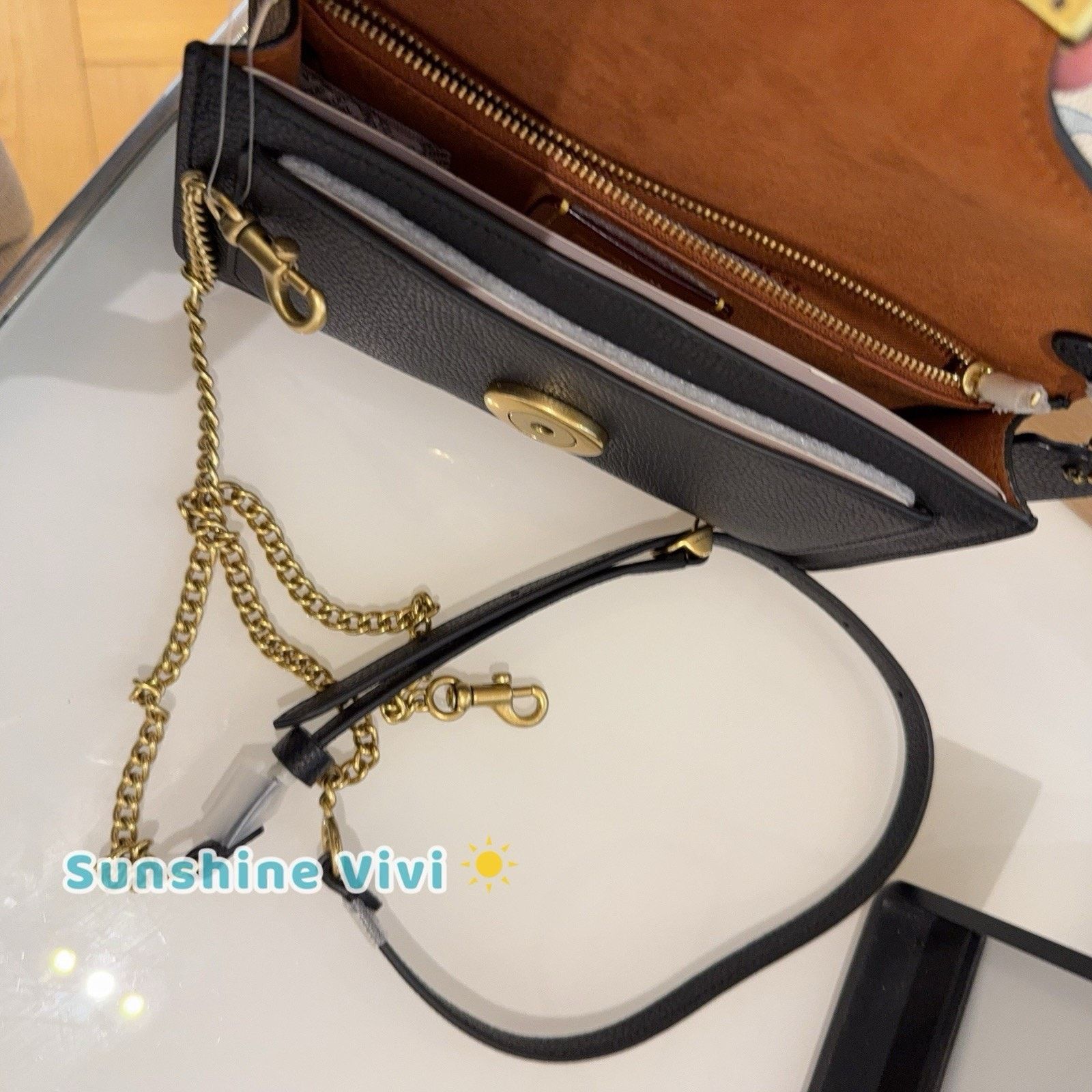 Coach NWT Coach TABBY CE772 Clutch Shoulder Bag Crossbody Leather Size ONE SIZE - 6 Thumbnail