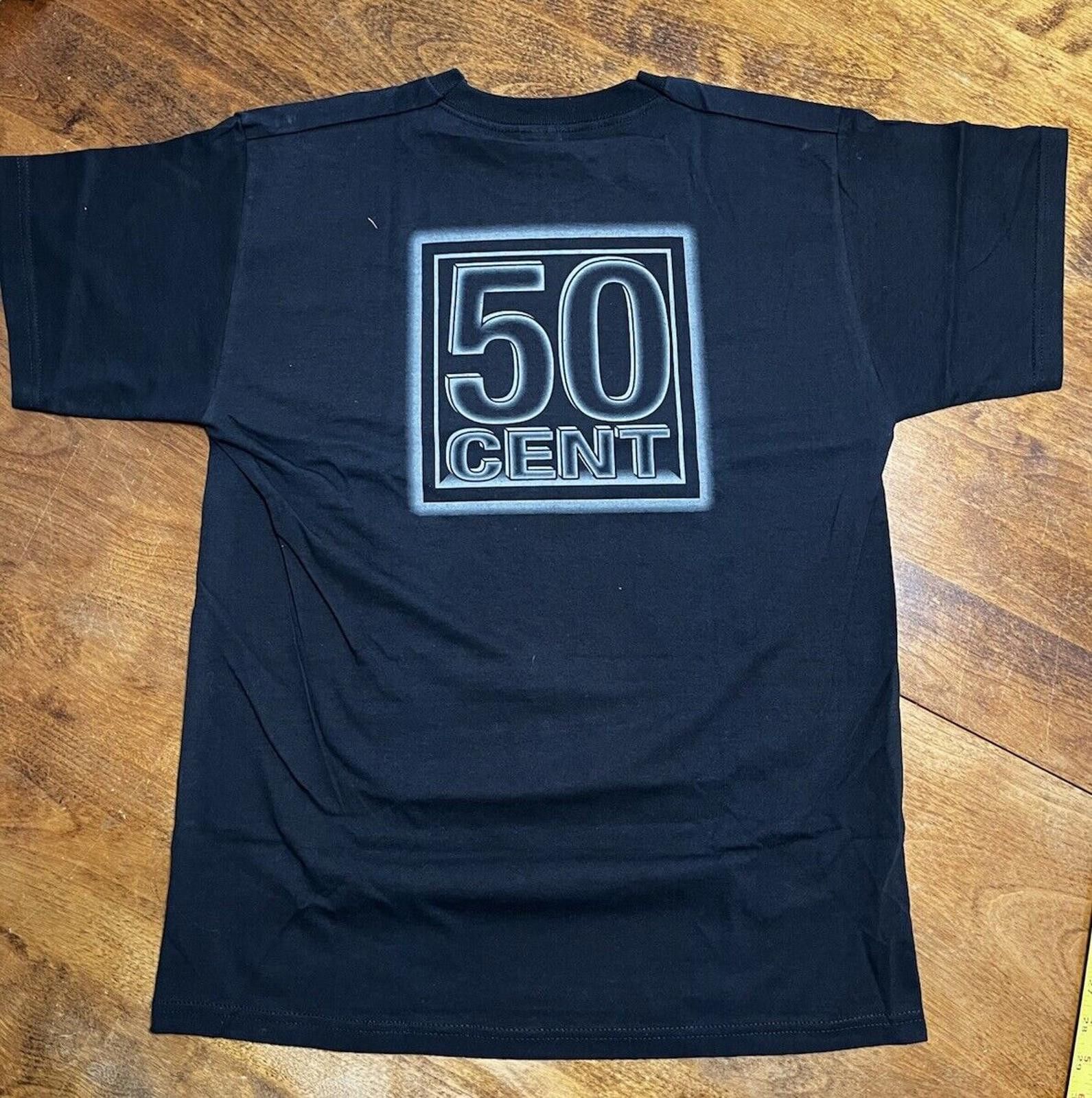 The Unbranded Brand Vintage 2000s 50 Cent T-Shirt Large y2k Deadstock Size US L / EU 52-54 / 3 - 7 Thumbnail