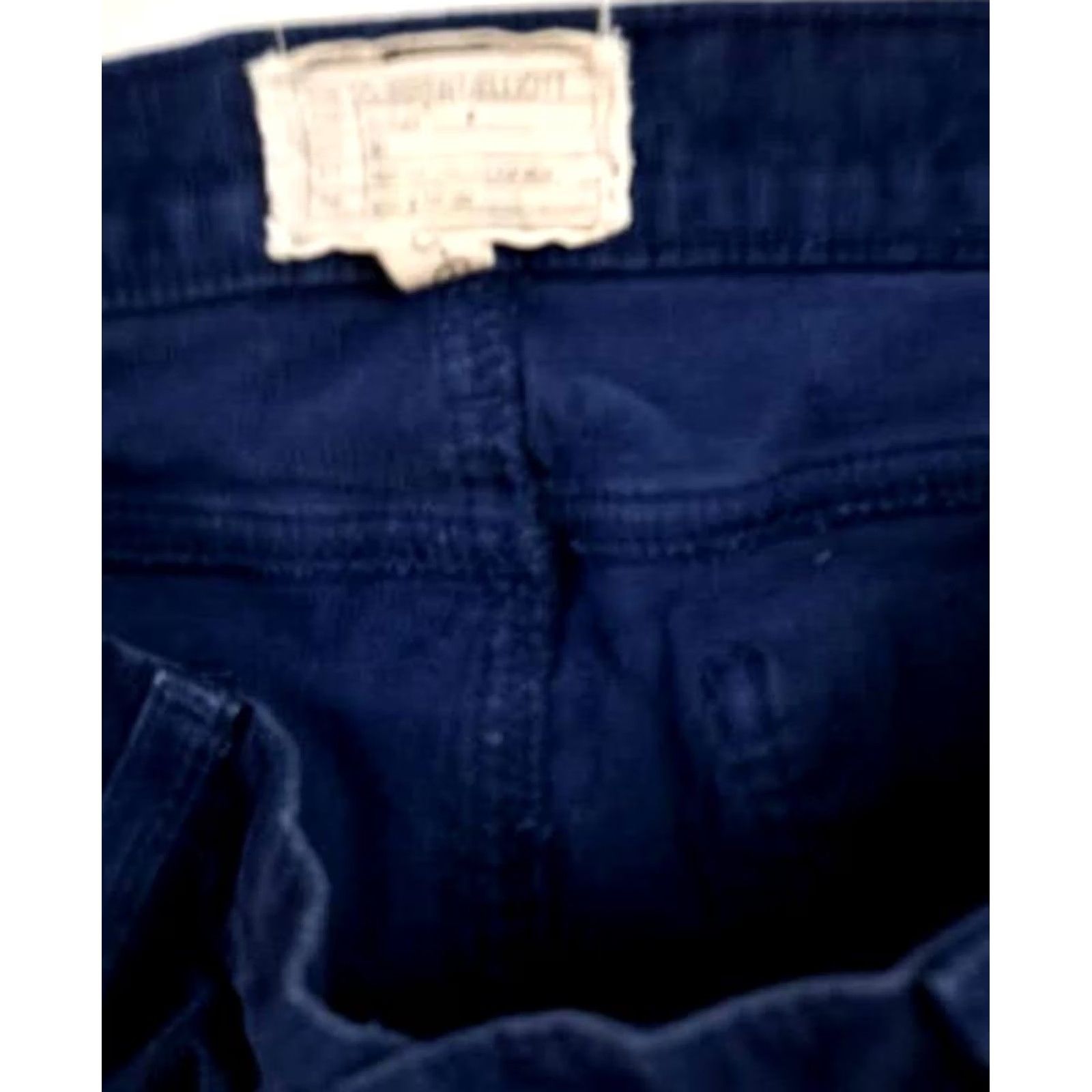 Vintage Current Elliott Pants Women Corduroy Skinny 30W Blue EUC 29-30 in. Waist 32 in. Inseam Size 30" / US 8 / IT 44 - 5 Thumbnail