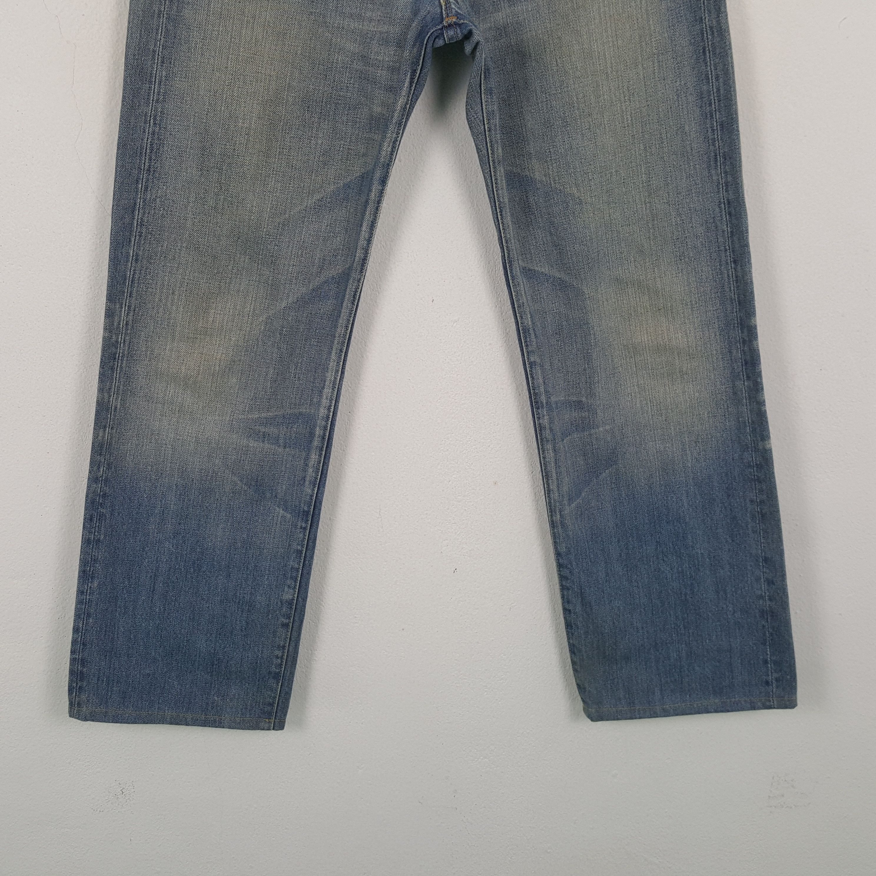 Levi's Vintage Levis 501 Redline Big E Distressed Jeans RR14 Size US 29 - 3 Thumbnail