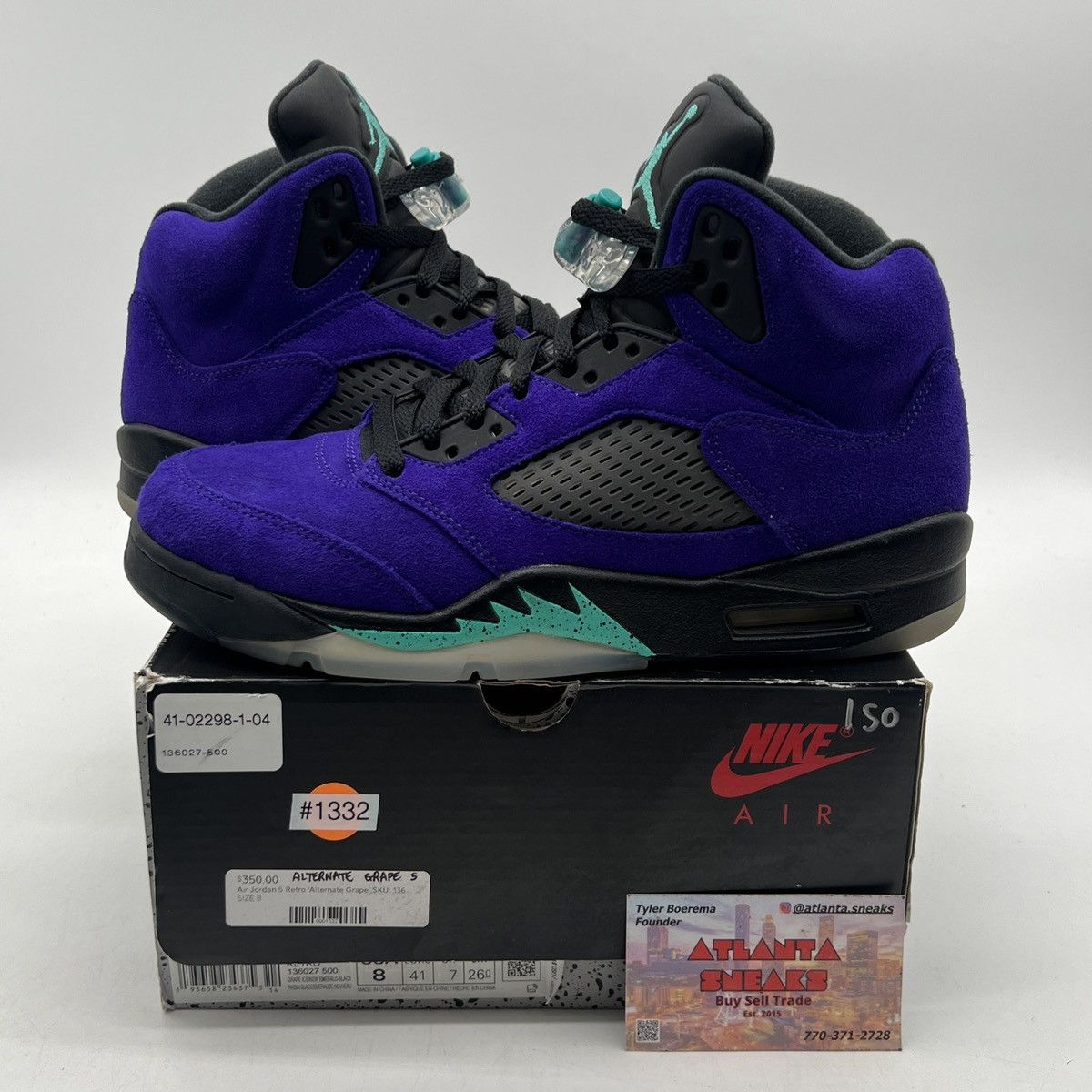 Air Jordan 5 Alternate grape