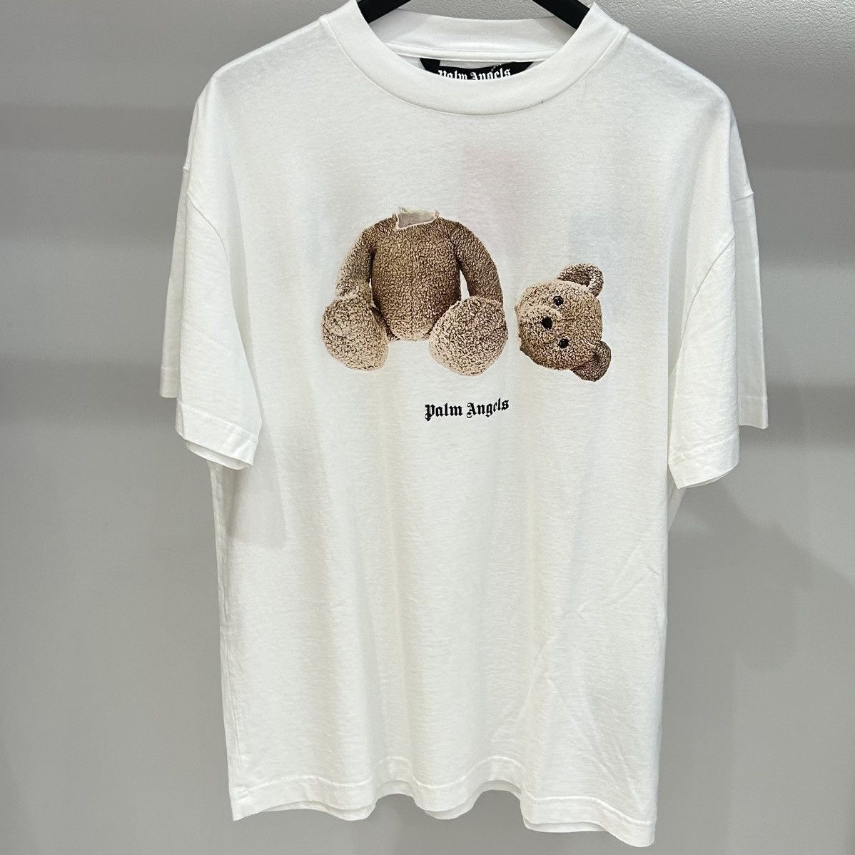 Palm Angels Bear Logo Tee White