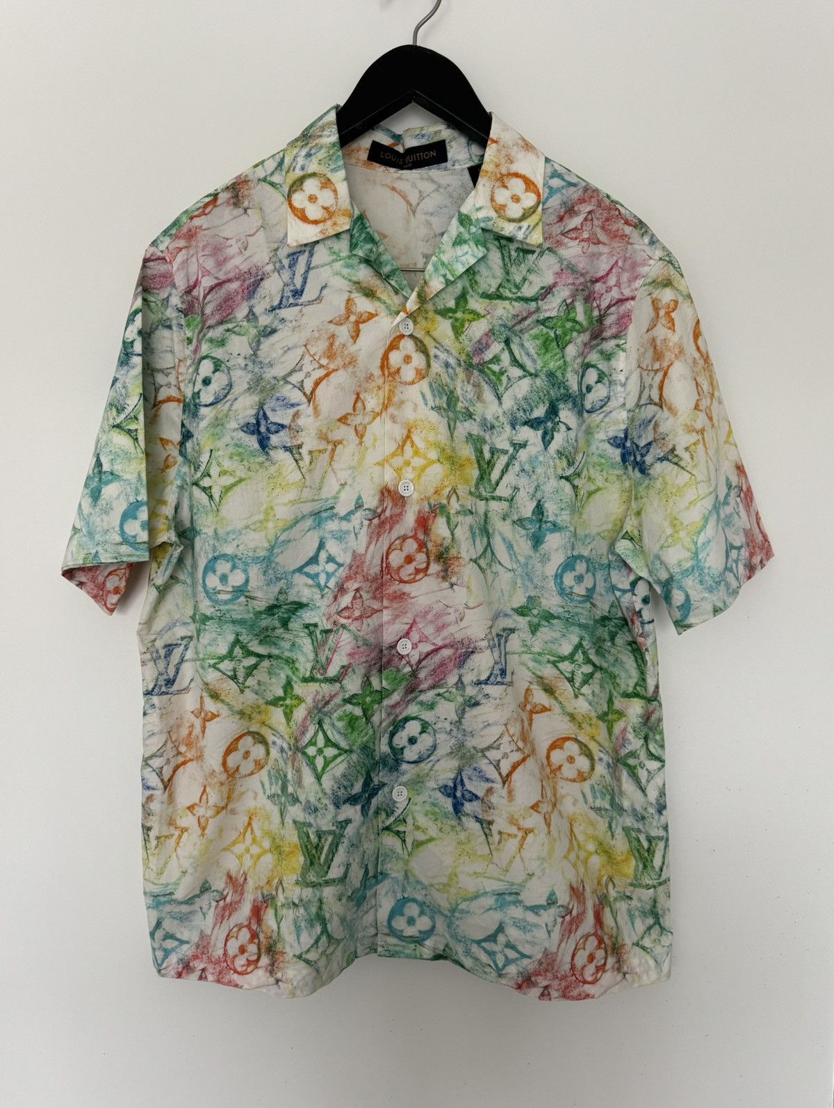Louis Vuitton Louis Vuitton Pastel Monogram Button Up Shirt Size US L / EU 52-54 / 3 - 1 Thumbnail