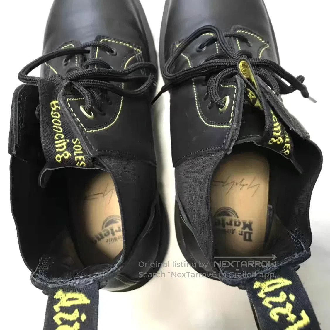 Yohji Yamamoto Black Leather Lace-Up Boots. Size US 8 / EU 41 - 3 Thumbnail