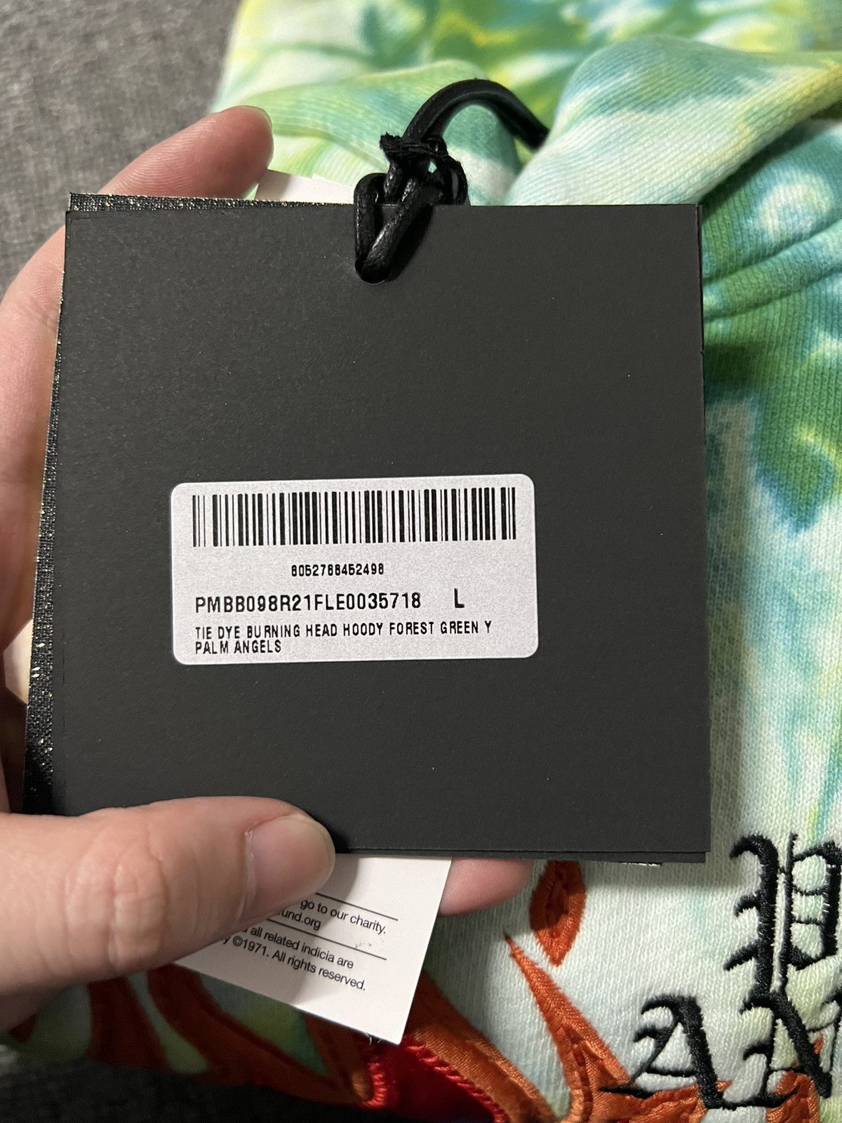 Palm Angels 「retail💲1190」Brand new palm angels x smiley burning hoodie Size US L / EU 52-54 / 3 - 8 Thumbnail