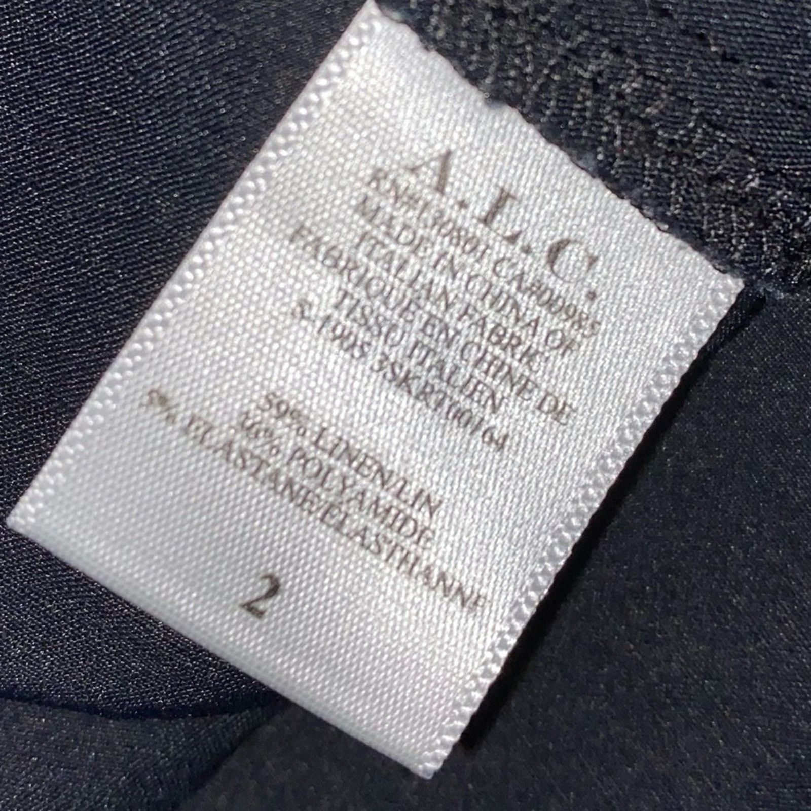 A.L.C. ALC Mini Skirt Black U-ring The Real Real sz 2 Size 26" / US 2 / IT 38 - 9 Thumbnail