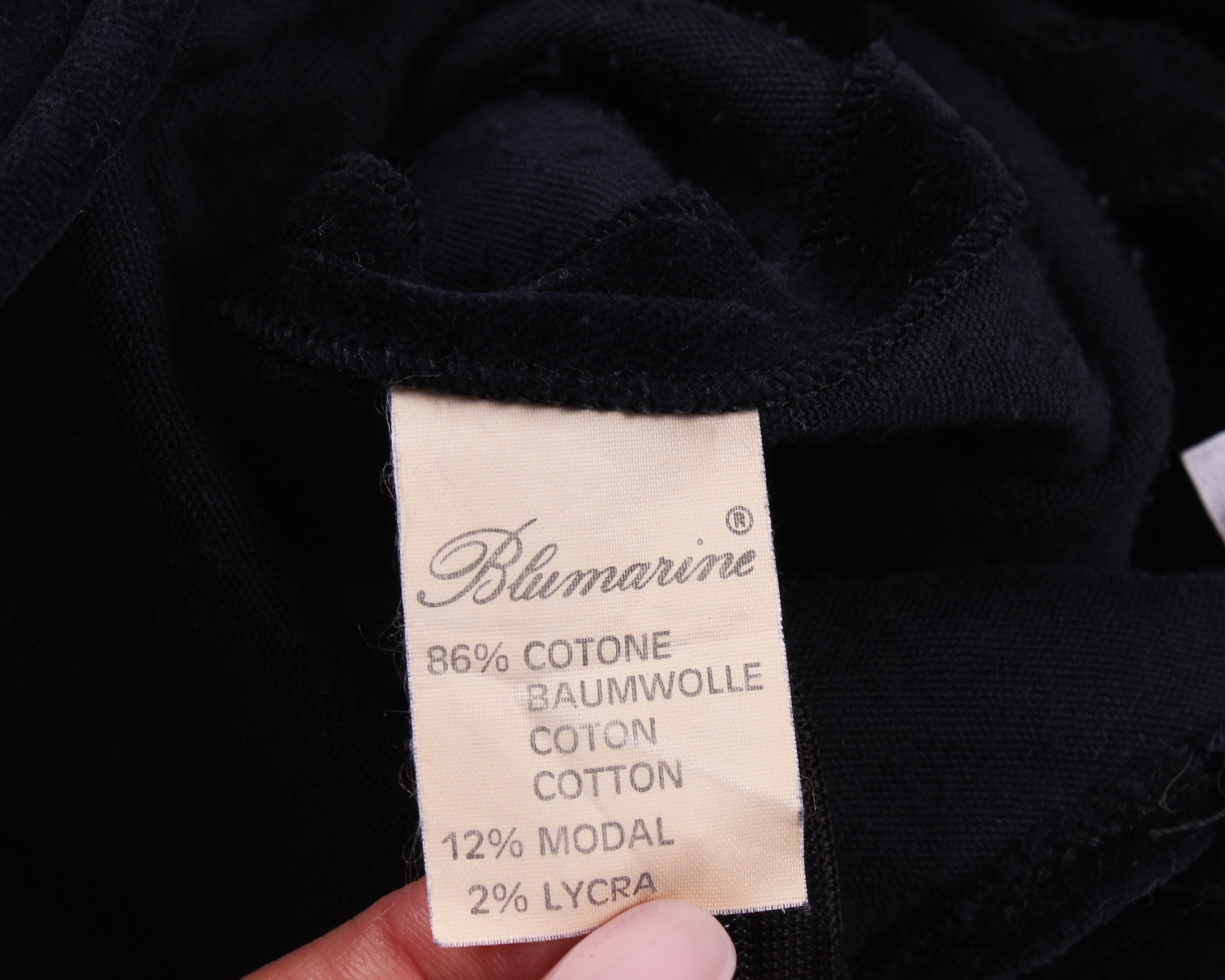 Anna Molinari Blumarine X Anna Molinari 90's Navy V-Neck Embroidered Dress Size XS / US 0-2 / IT 36-38 - 10 Thumbnail