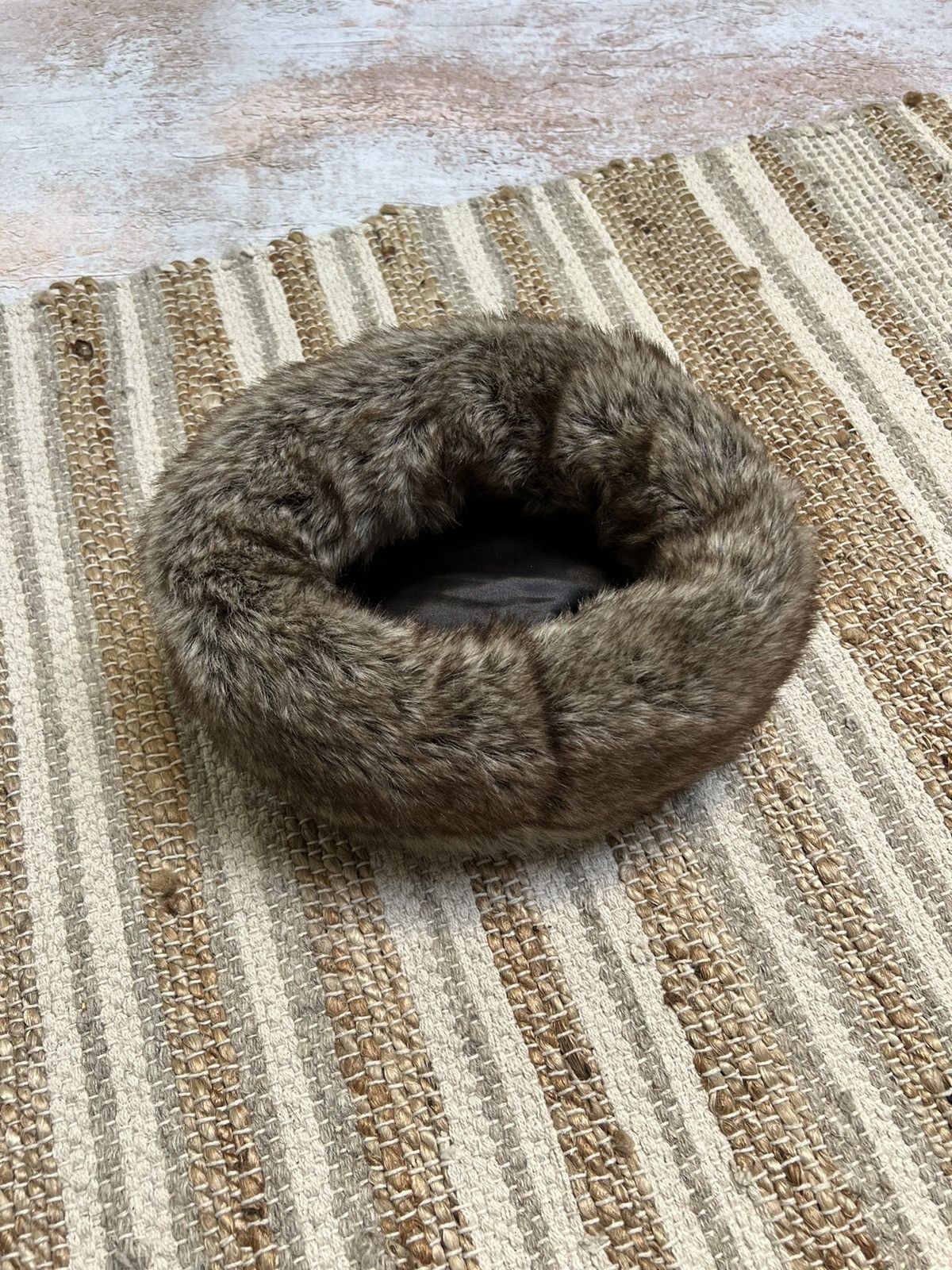 Japanese Brand × Vintage Vintage fur beanie Size ONE SIZE - 3 Thumbnail