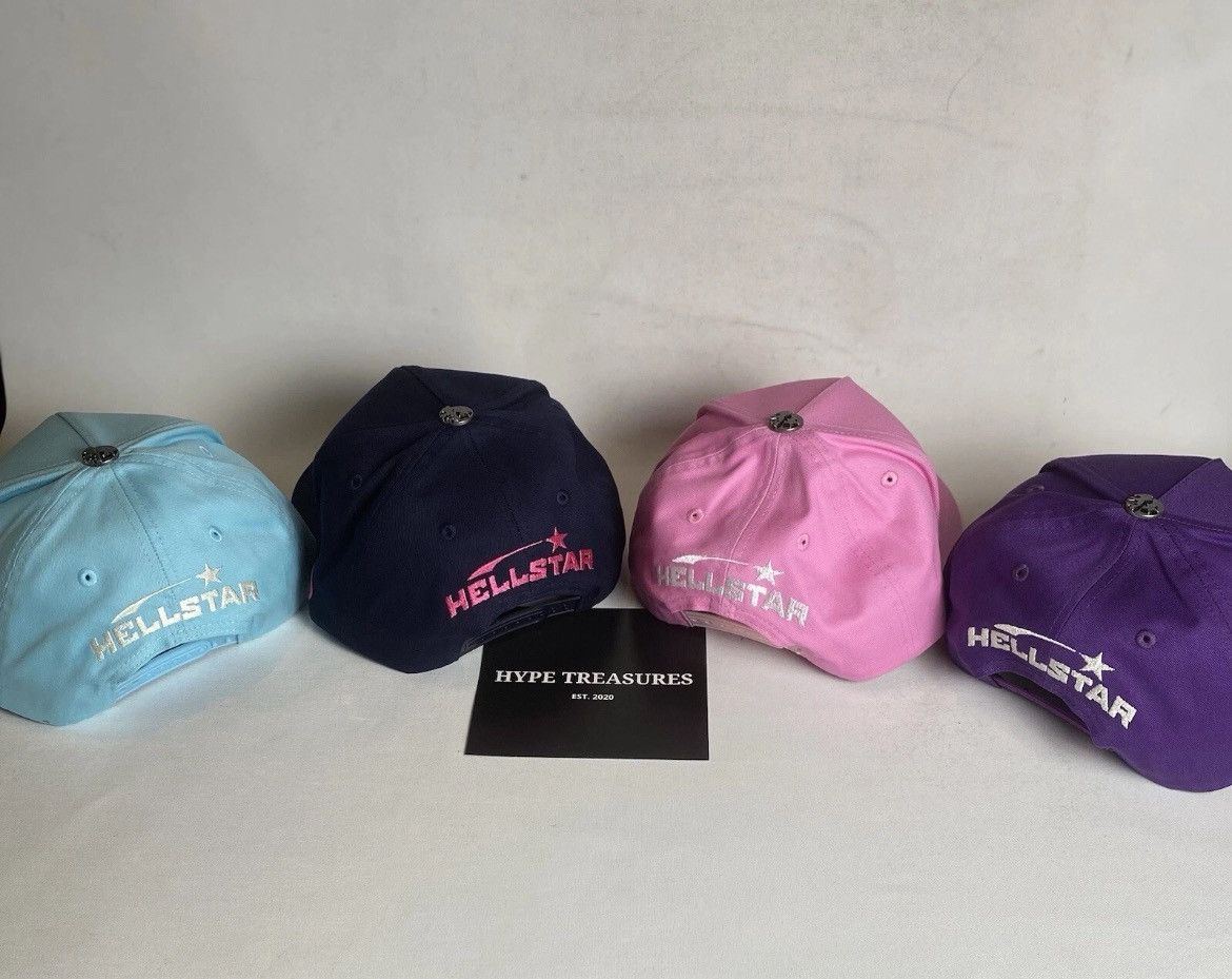 HELLSTAR BRAND NEW HELLSTAR BABY BLUE TRUCKER HAT Size ONE SIZE - 6 Thumbnail