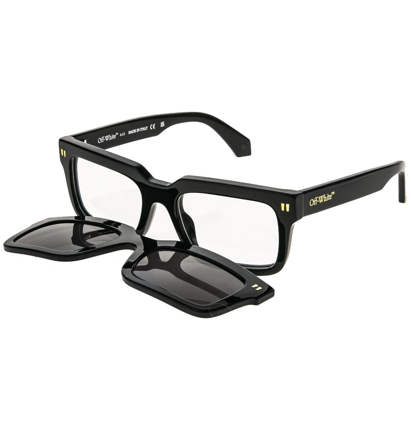 Off-White OFF-WHITE 130 OERI130 CLIP ON Style Sunglasses 130 CLIPON2 Size ONE SIZE - 6 Thumbnail