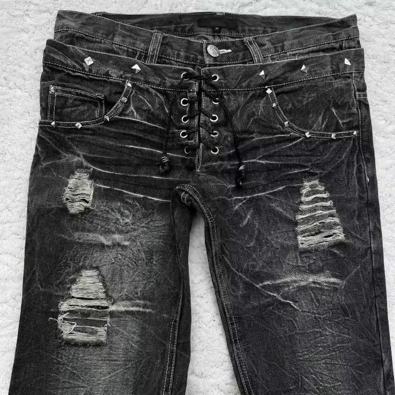 Other Mretro double waisted jeans Size US 34 / EU 50 - 3 Thumbnail