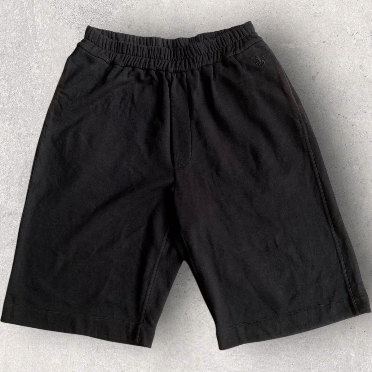 Jil Sander SS20 Plus Embroidered Oversize Jersey Shorts Size US 32 / EU 48 - 2 Thumbnail