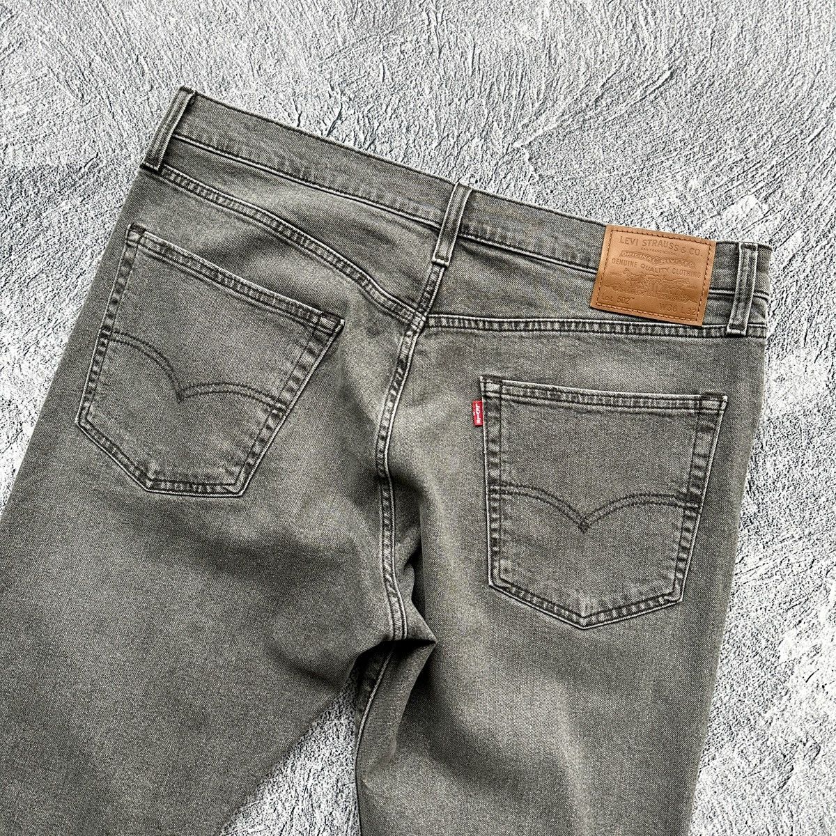 Levi's Mens Jeans Levi’s 502 Premium Gray Size: 36 Size US 36 / EU 52 - 9 Thumbnail