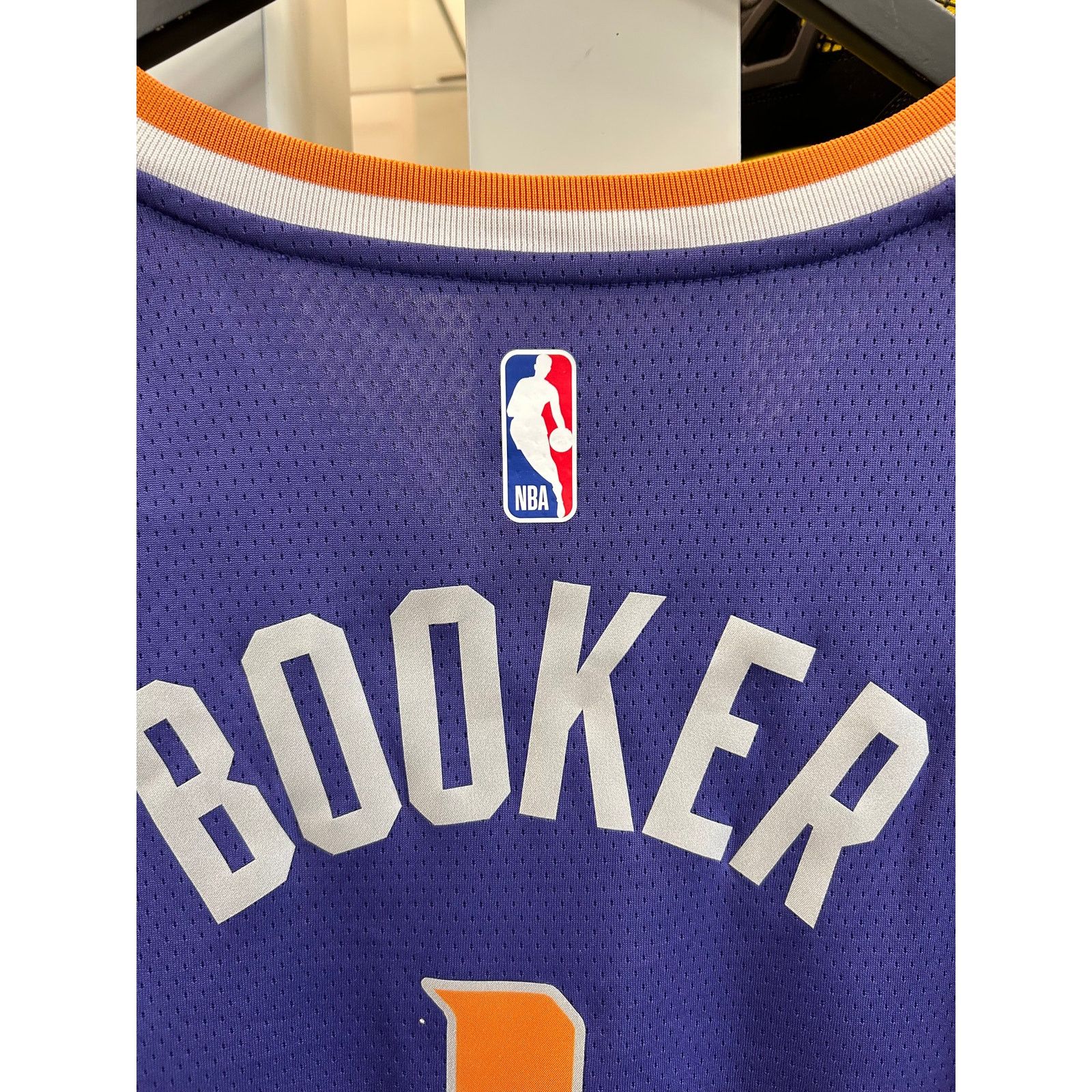 Nike New Devin Booker Phoenix Suns purple Icon Edition jersey L Size US L / EU 52-54 / 3 - 7 Thumbnail
