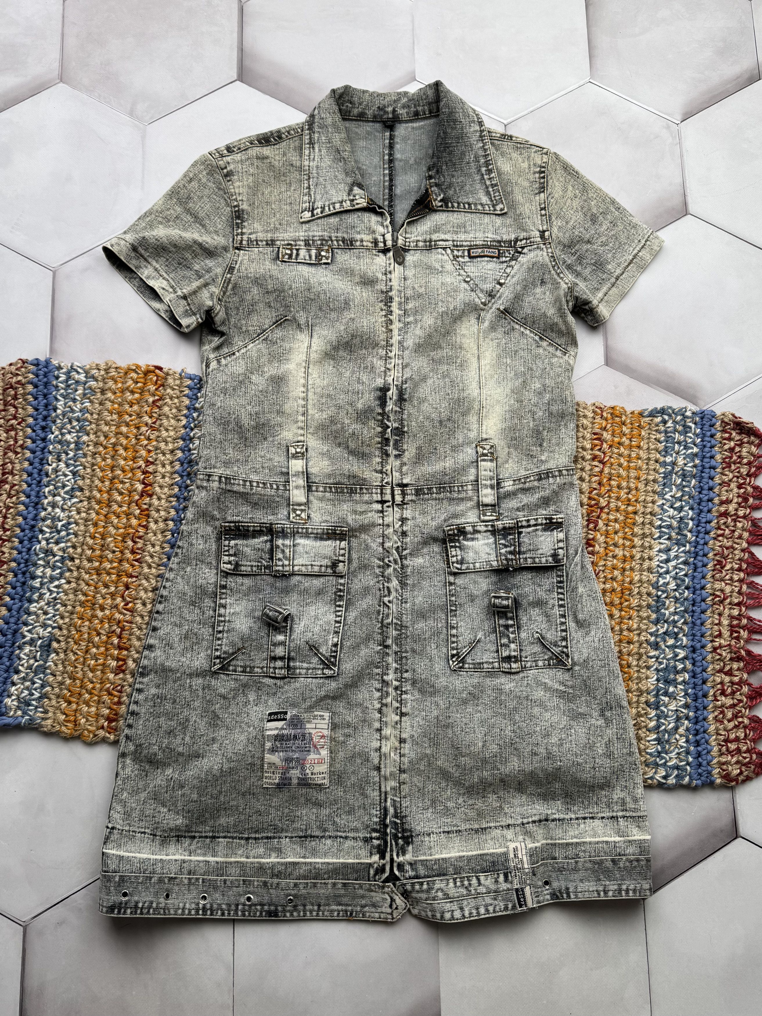 Vintage Vintage Faded Mini Dress (E4) Size M / US 6-8 / IT 42-44 - 1 Thumbnail