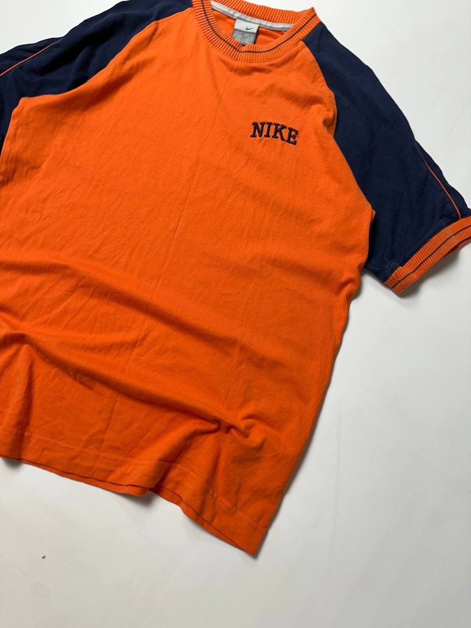 Nike Vintage Nike Orange 90s Tee Logo NIKE Size US M / EU 48-50 / 2 - 2 Thumbnail