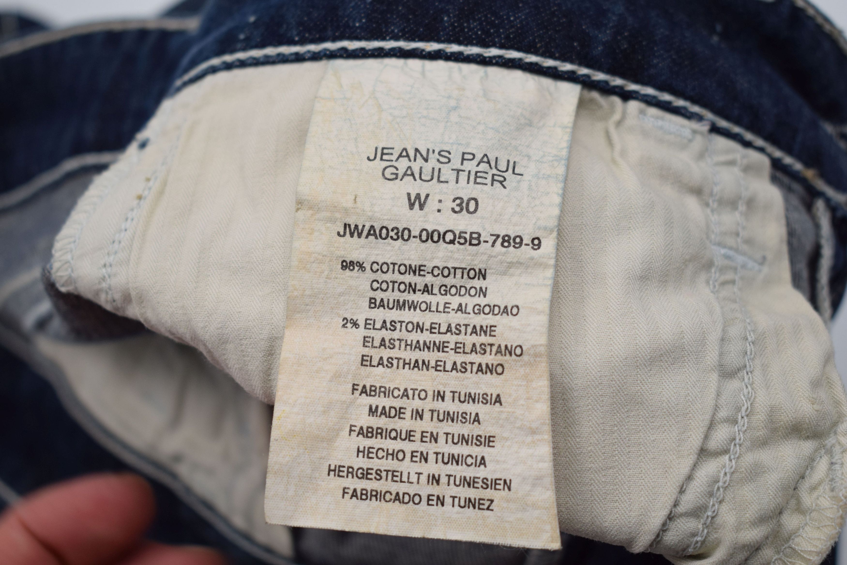 Jean Paul Gaultier Jean Paul Gaultier Vintage Women's Straight Jeans Size 30" / US 8 / IT 44 - 4 Thumbnail