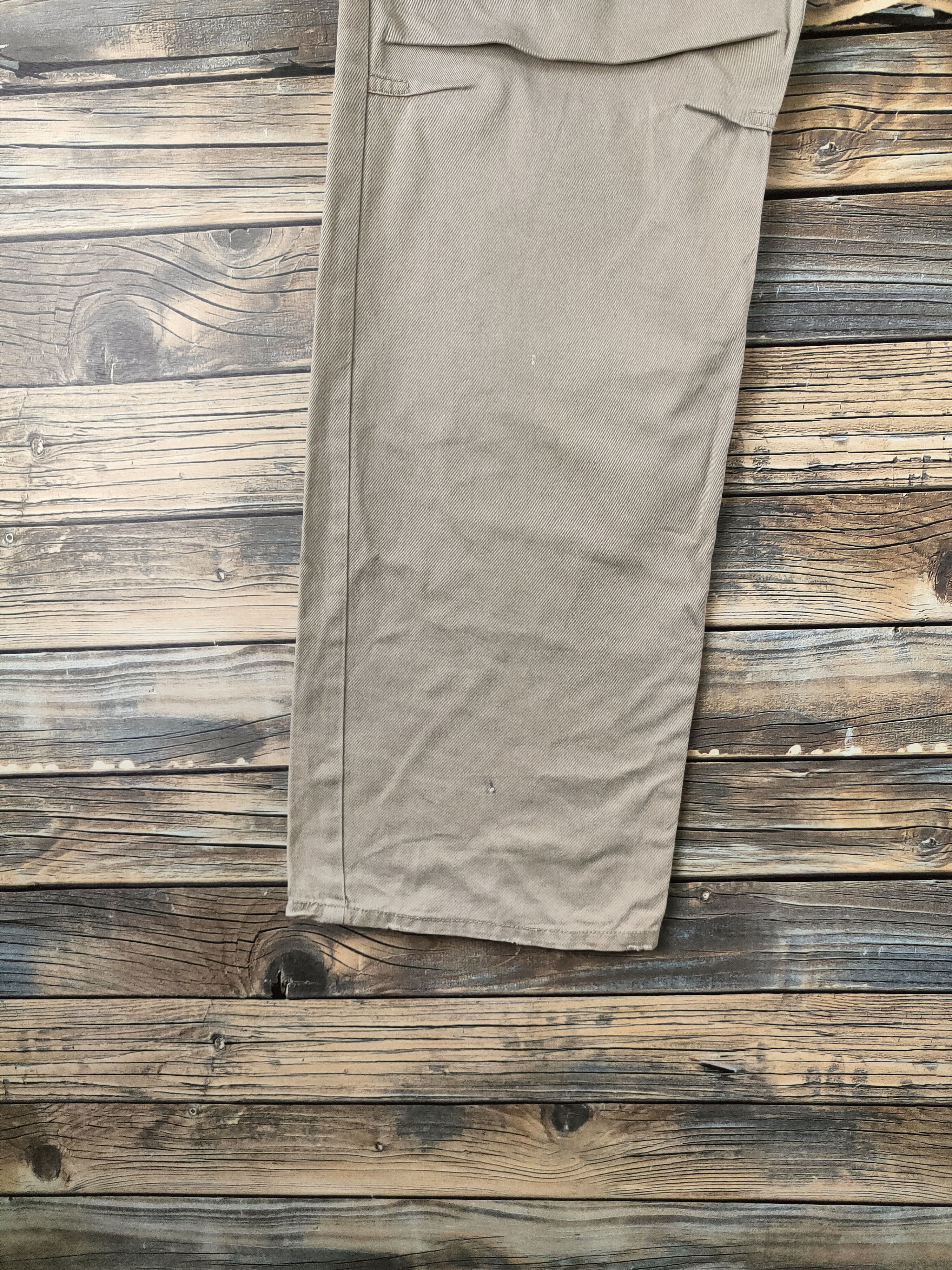 Japanese Brand DL Inner Groove Beige Multipocket Cargo Pants #46-183 Size US 32 / EU 48 - 4 Thumbnail