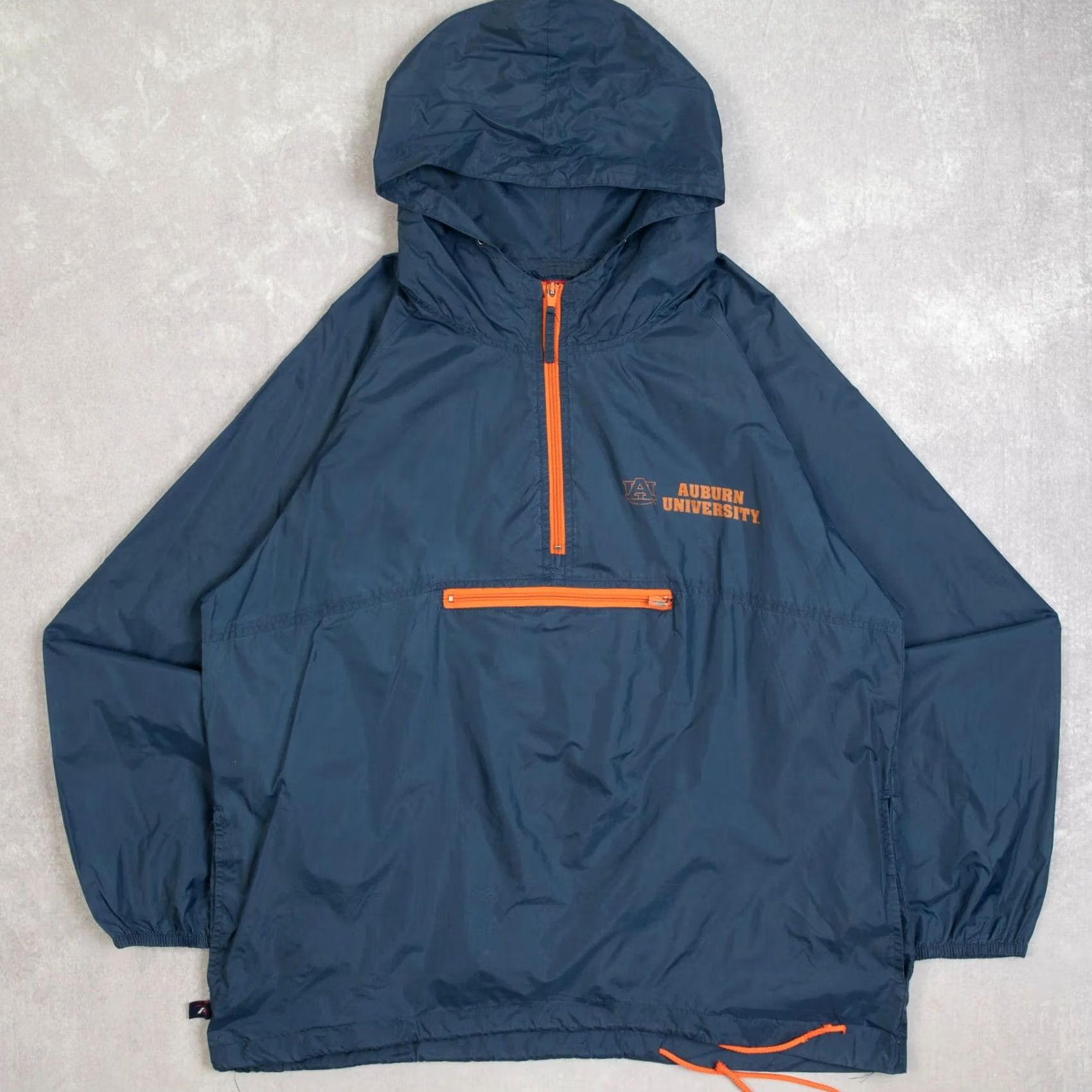 Pro Player Pro Player Men's Vintage 1990s Navy Blue Hooded Windbreaker Jacket Large Size US L / EU 52-54 / 3 - 2 Thumbnail