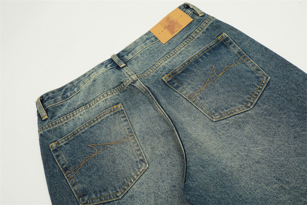 Japanese Brand High street punk loose casual distressed washed flared jeans Size US 32 / EU 48 - 5 Thumbnail