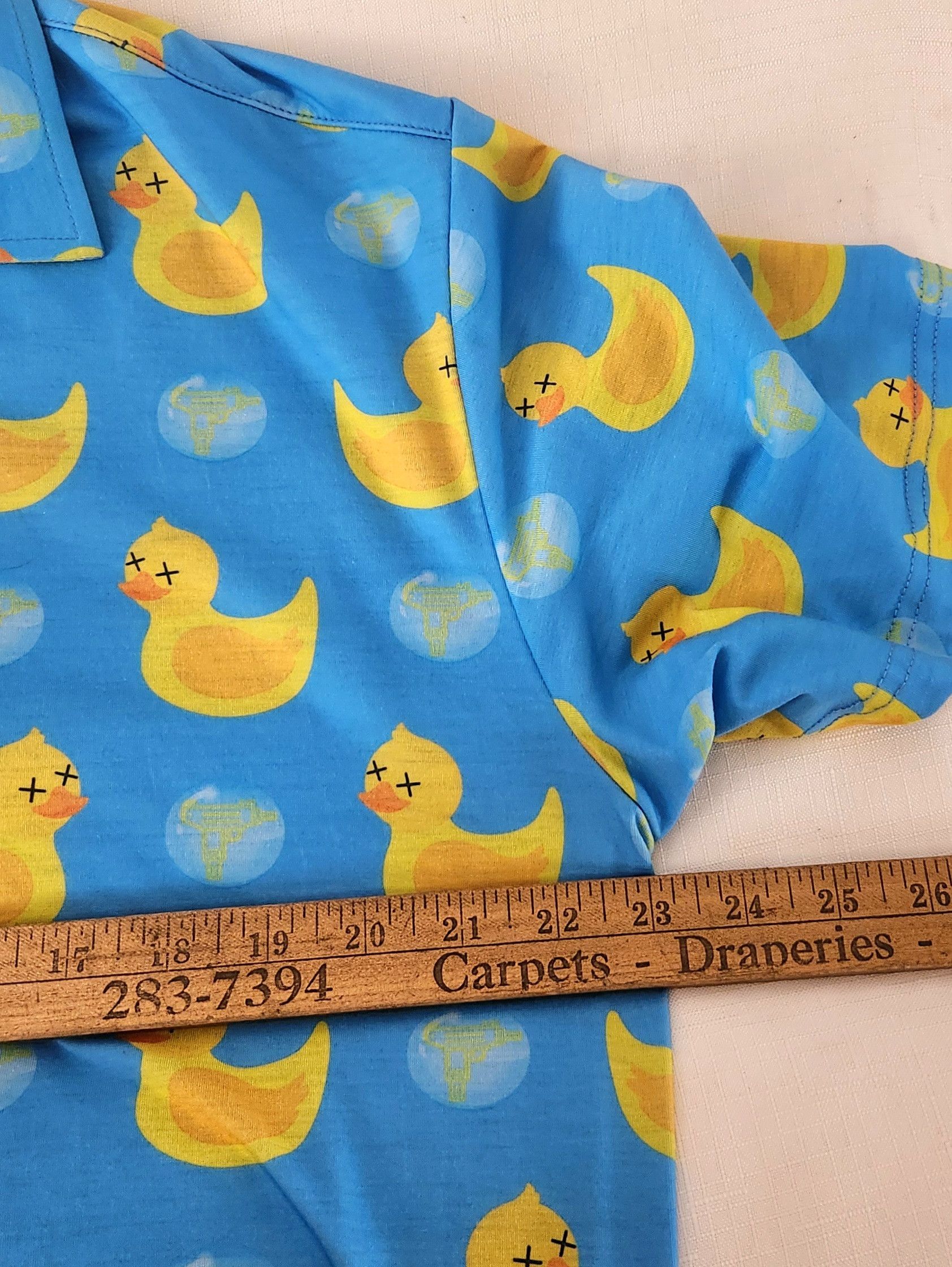Other Retro Rifle Men's SZ Large AOP Killer Duck Peformance Polo Size US L / EU 52-54 / 3 - 4 Thumbnail