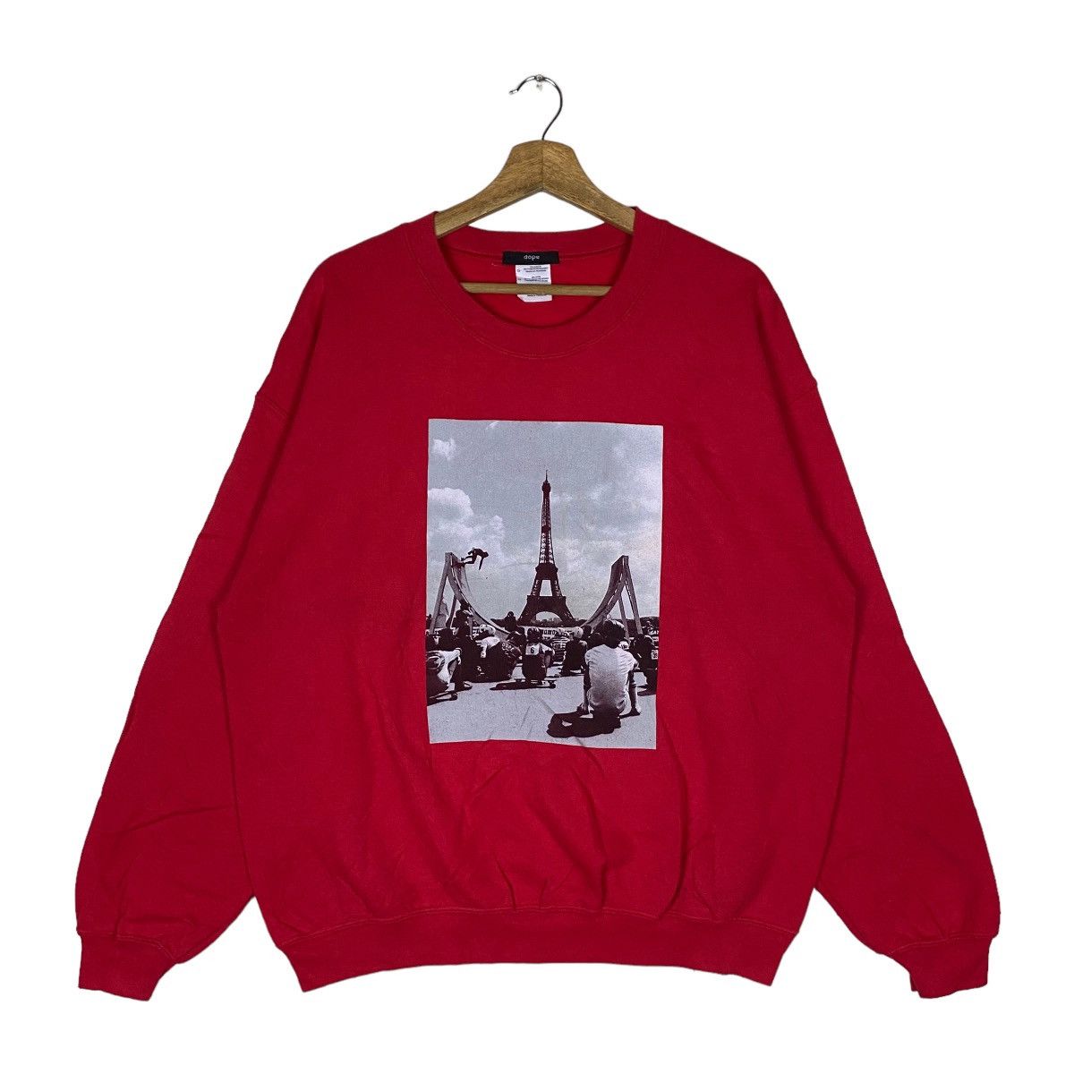 Vintage dope Eiffel Tower Mass Graphic Pullover Jumper