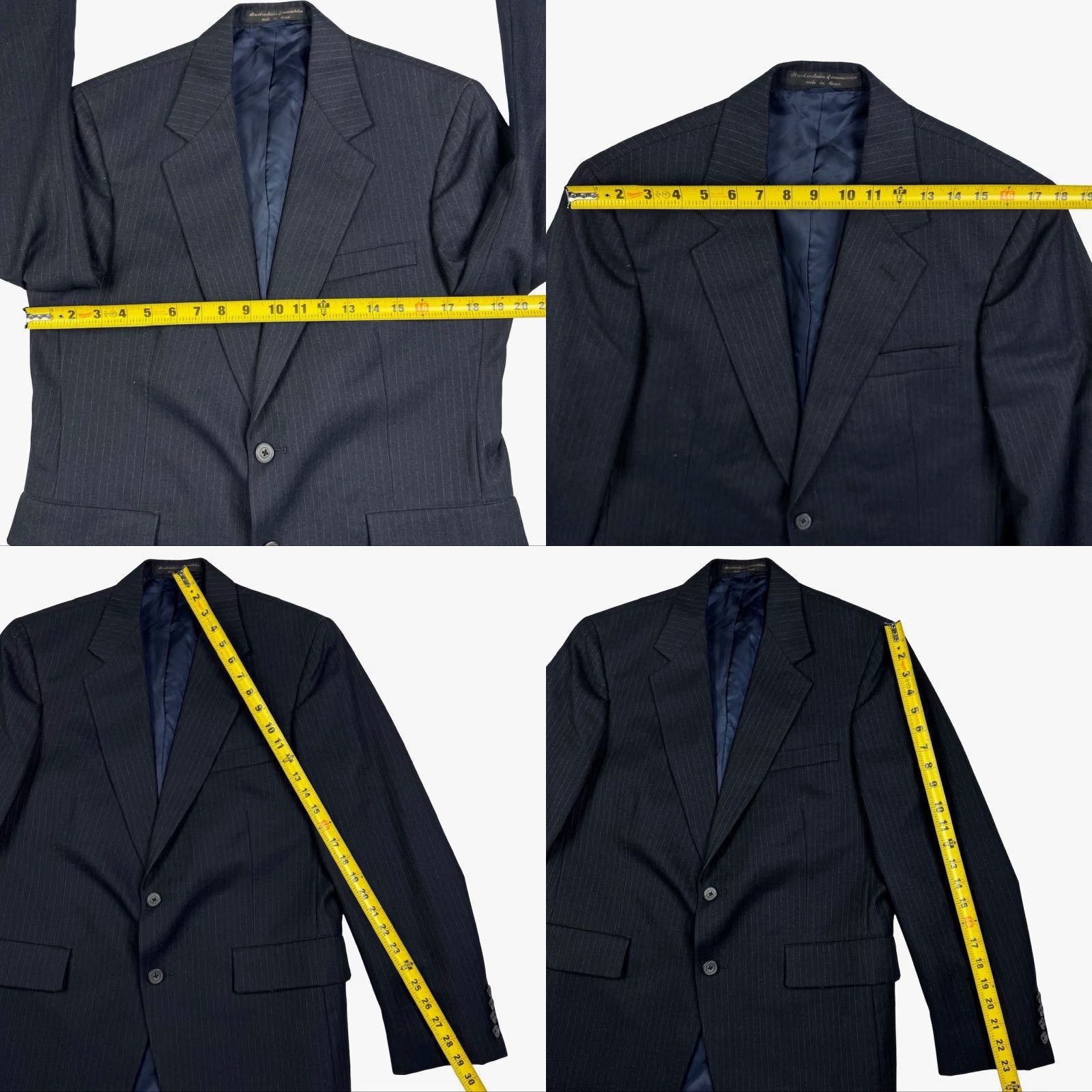 Lord & Taylor VINTAGE LORD & TAYLOR Blazer Jacket Wool 40S Blue 2-Button Single-Breasted Notch Lapel Men’s Sh shirt? Size 40R - 8 Thumbnail