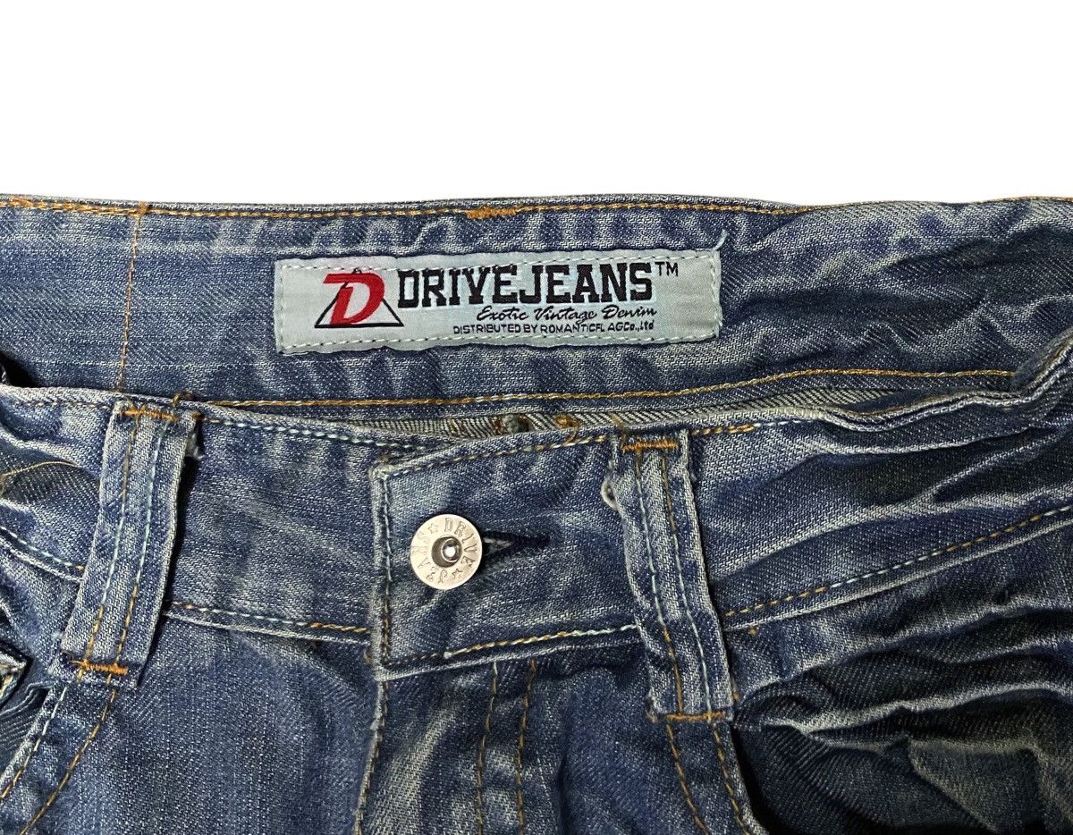 If Six Was Nine Rare Design Vintage Japanese Brand Drive Flared Jeans 2000s Size US 27 - 13 Thumbnail