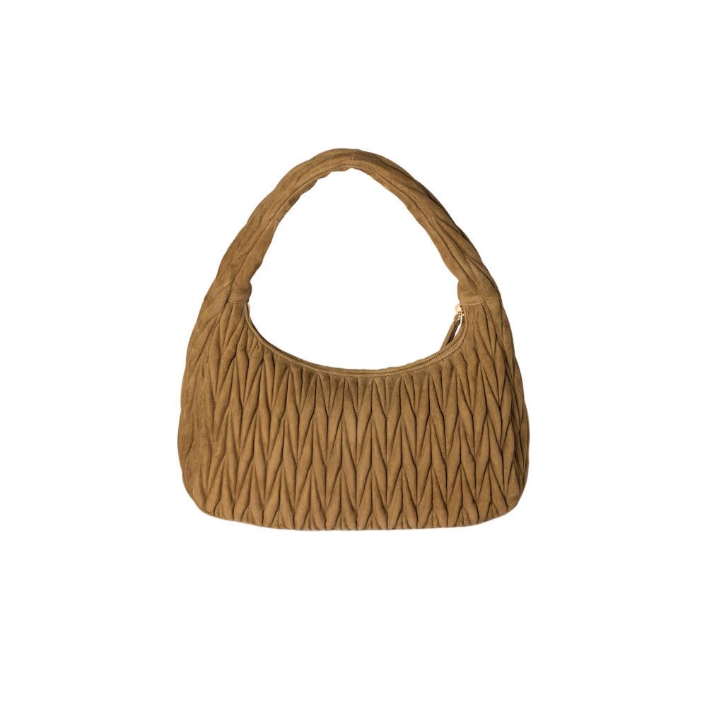 Miu Miu MIU MIU Wander Extra Large $3850 Olive Green Suede Hobo Bag Size ONE SIZE - 3 Thumbnail
