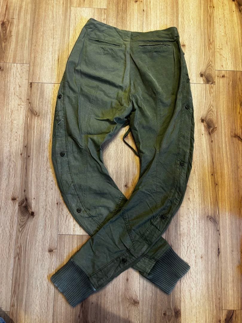 Greg Lauren Army tent curved lounge pant Size US 32 / EU 48 - 3 Thumbnail