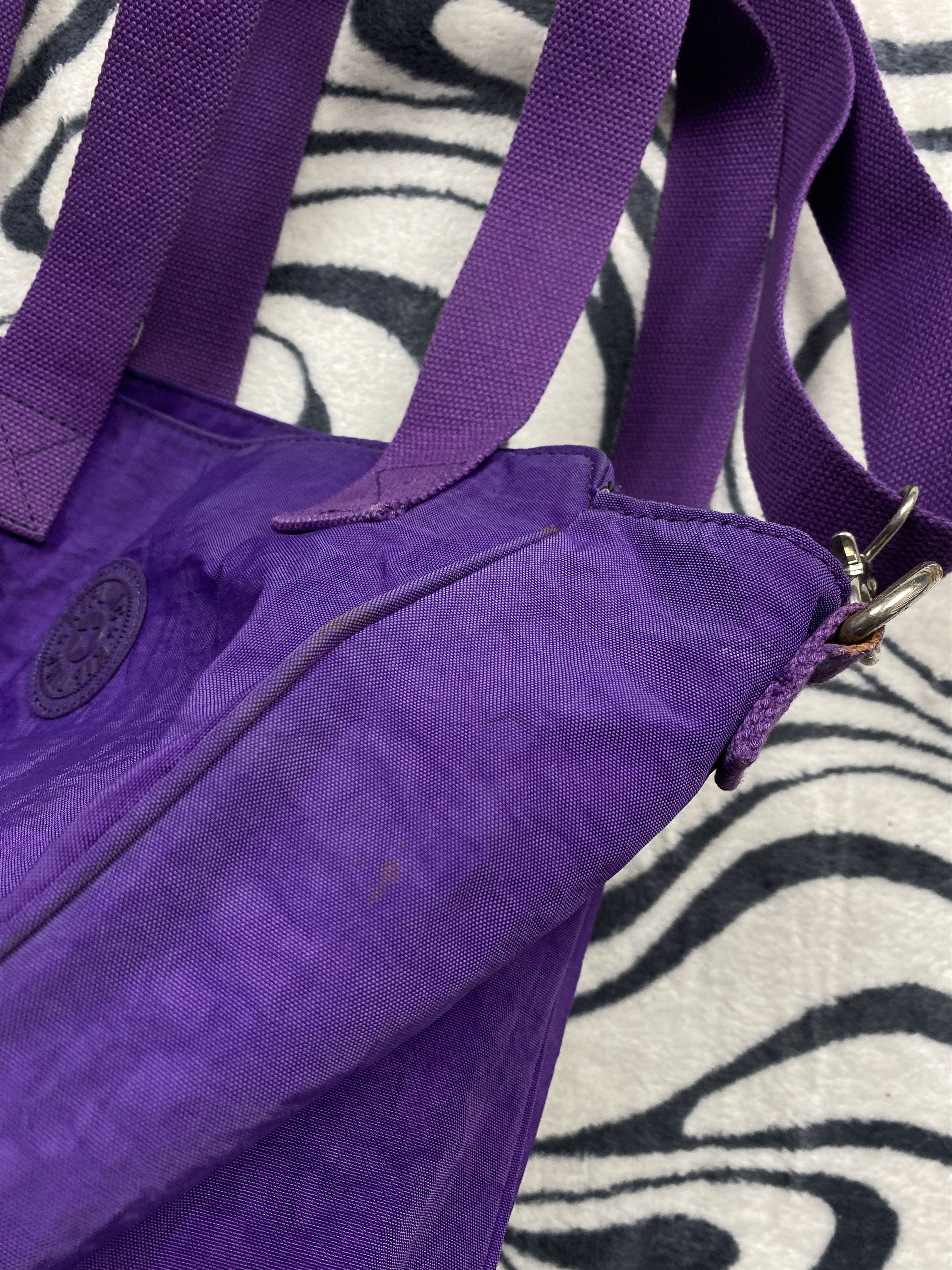 20471120 Kipling Vintage Nylon Shoulder Bag Y2K Handbag Size ONE SIZE - 4 Thumbnail