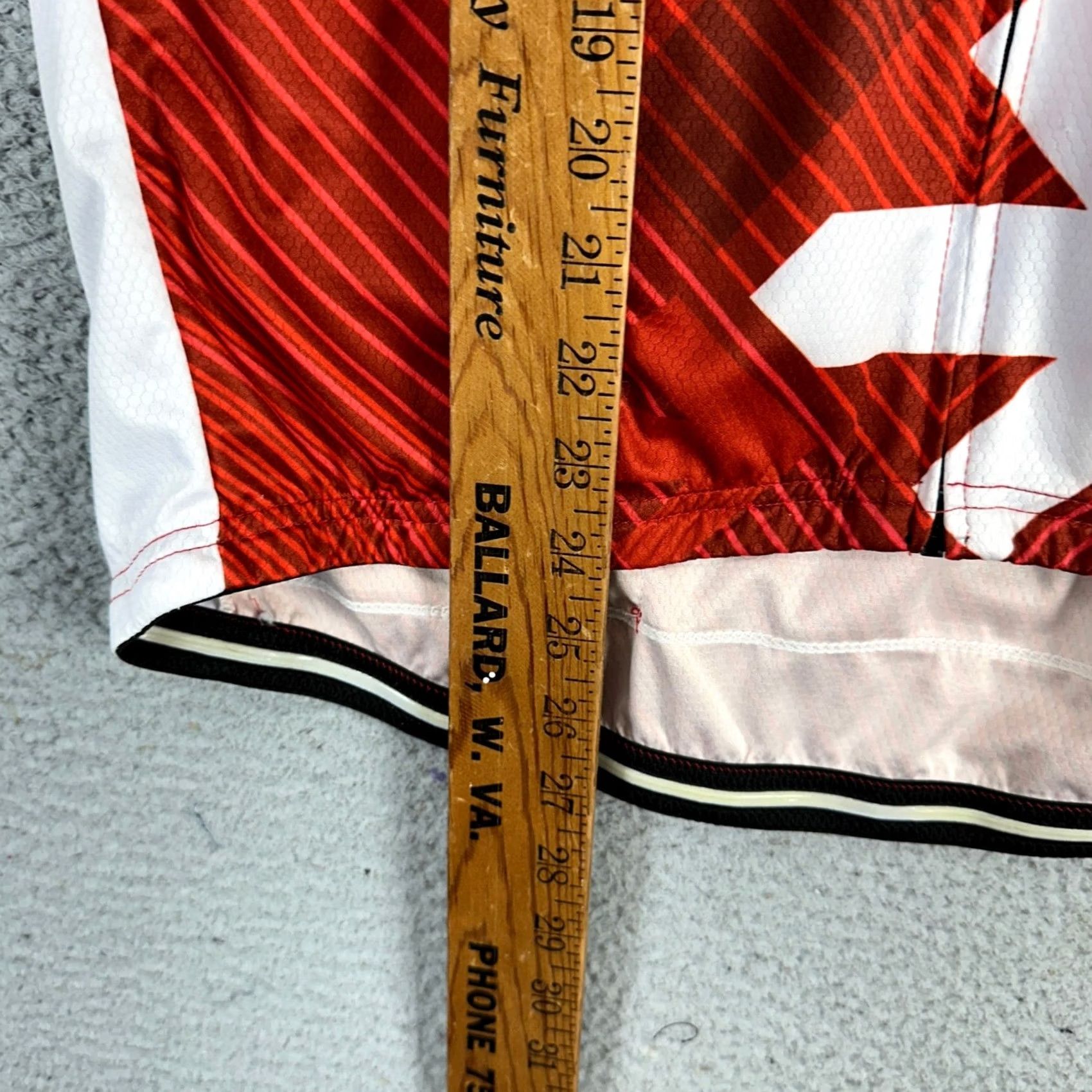 Vintage VINTAGE Ohio Ste Buckeyes Mens Cycling Jersey Shirt Medium Red Geometric Zip Up Hincapie Size US M / EU 48-50 / 2 - 7 Thumbnail
