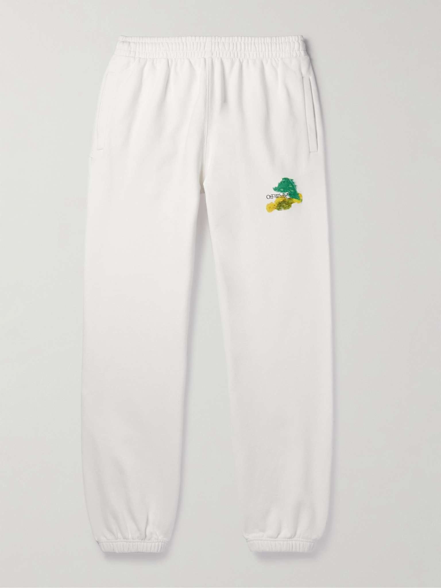 Off-White o1y0225 Jogger & Sweatpant in White Size US 34 / EU 50 - 1 Thumbnail