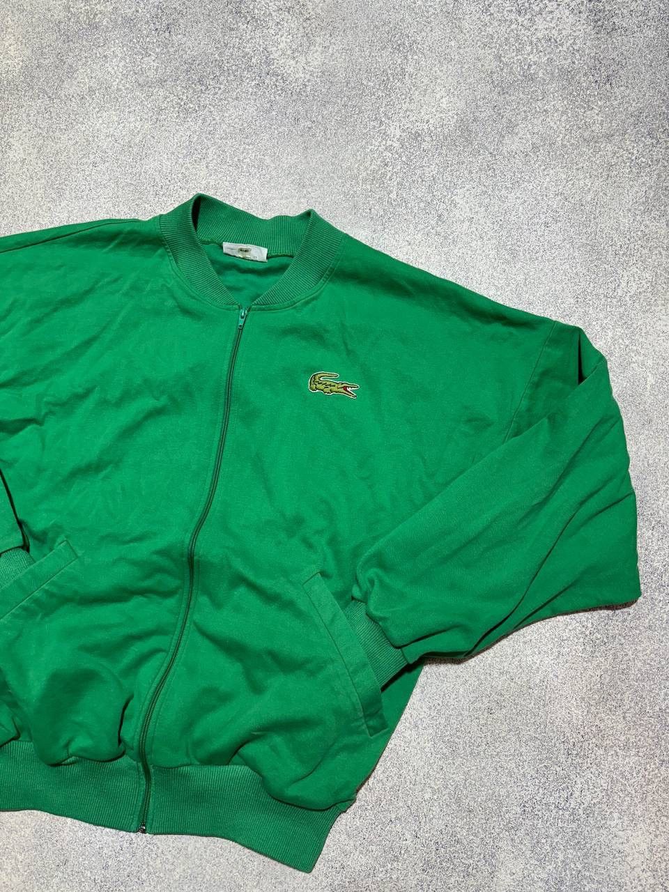Japanese Brand × Lacoste × Vintage 🐊 Vintage Lacoste Zip Hoodie Bomer Jacket Green Y2K Size US M / EU 48-50 / 2 - 3 Thumbnail
