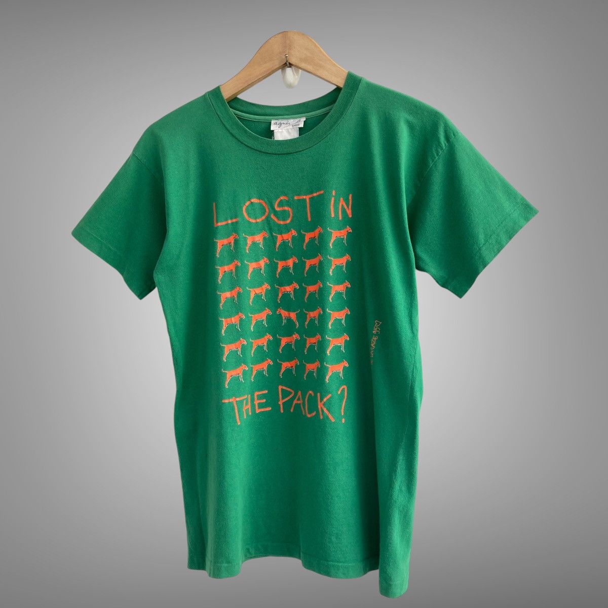 agnes b. 90's Agnes B Lost In The Pack Tee Size US M / EU 48-50 / 2 - 2 Thumbnail