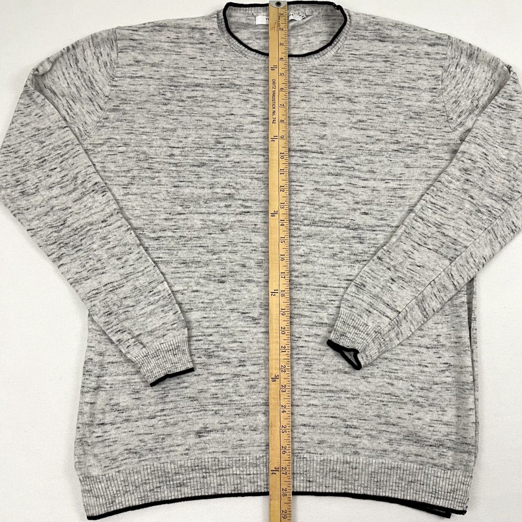 Vintage Thomas Payne Sweater Mens XL Heather Gray Knit Lightweight Crewneck Pullover Classic Knit Shirt? Size US XL / EU 56 / 4 - 3 Thumbnail