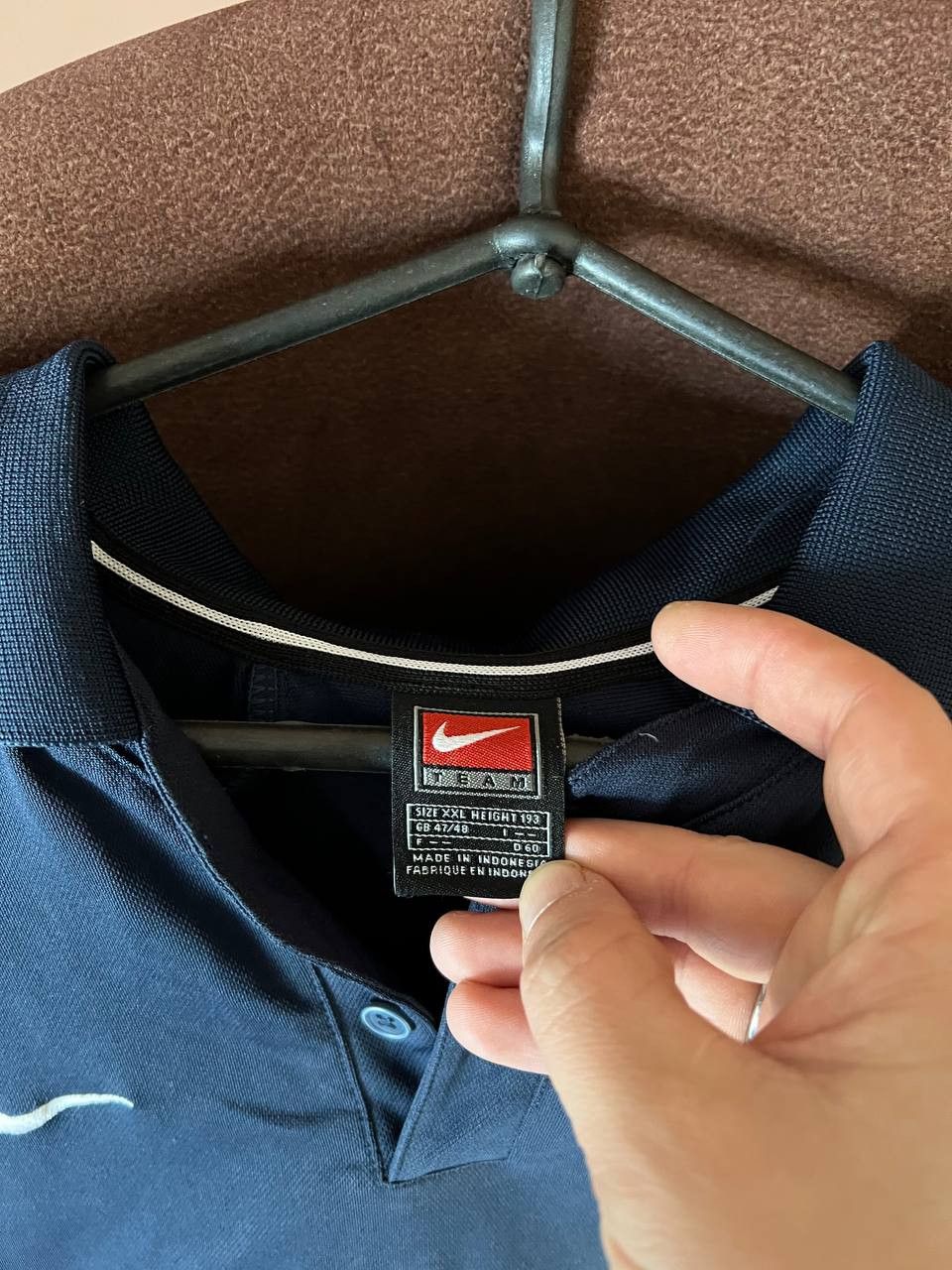 Nike RANGERS 90S TRAINING FOOTBALL POLO SHIRT NIKE JERSEY SZ XXL Size US XXL / EU 58 / 5 - 4 Thumbnail